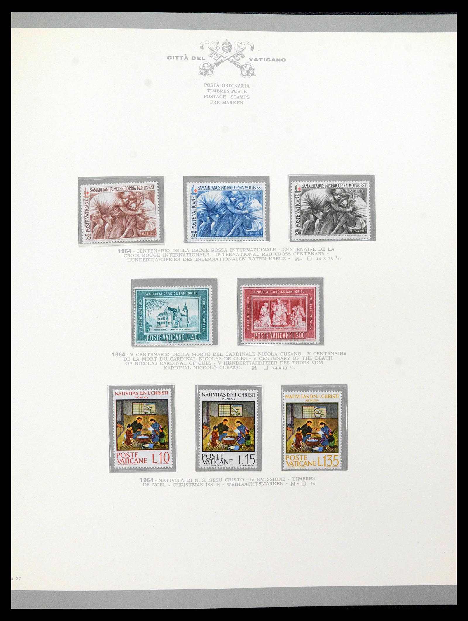 38956 0058 - Stamp collection 38956 Vatican complete collection 1929-2014.