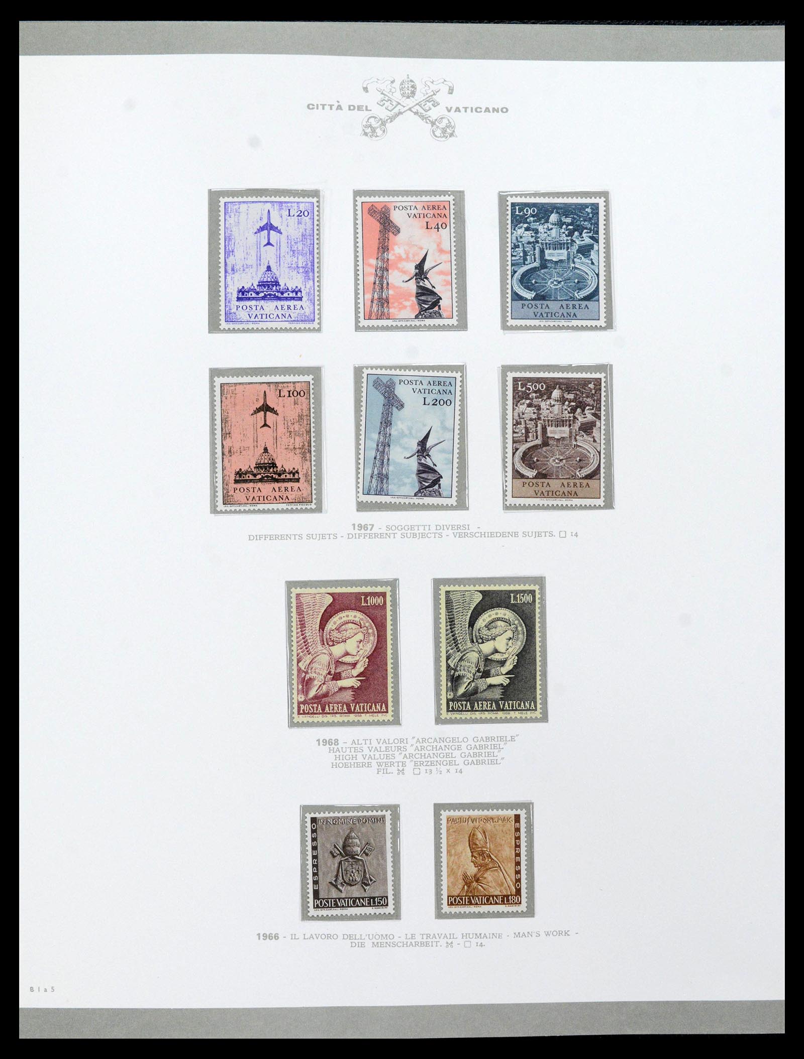 38956 0068 - Stamp collection 38956 Vatican complete collection 1929-2014.