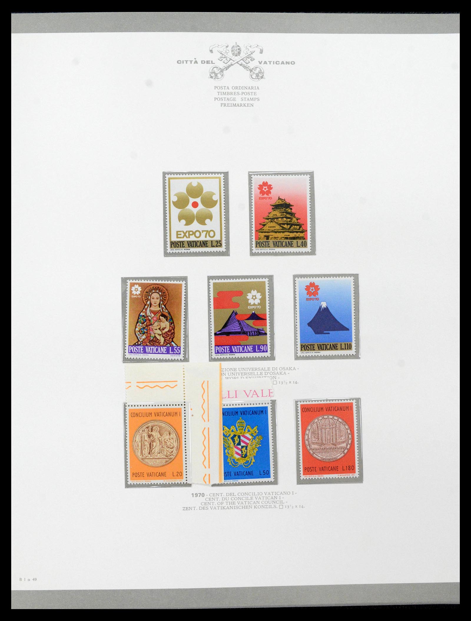 38956 0071 - Stamp collection 38956 Vatican complete collection 1929-2014.