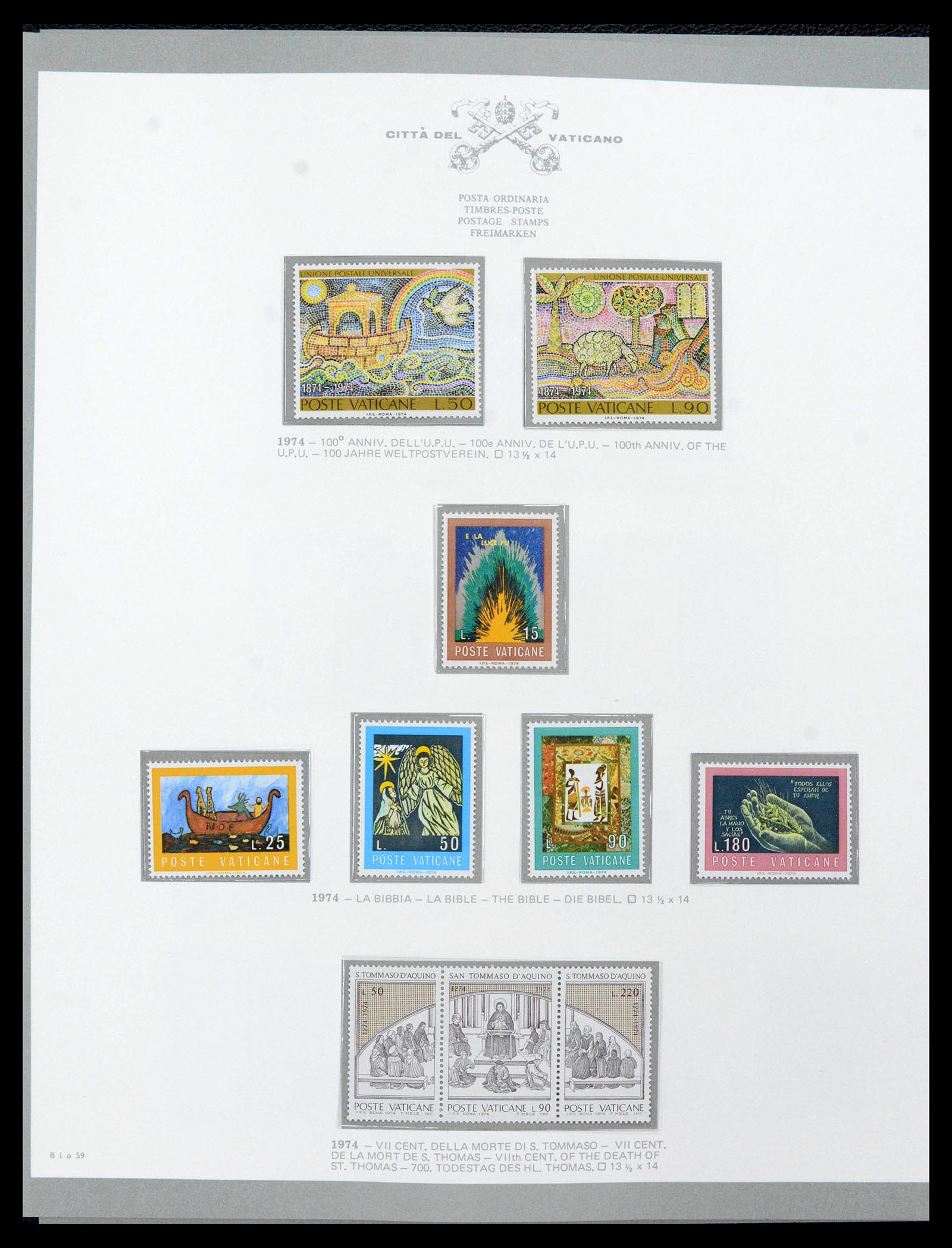 38956 0084 - Stamp collection 38956 Vatican complete collection 1929-2014.