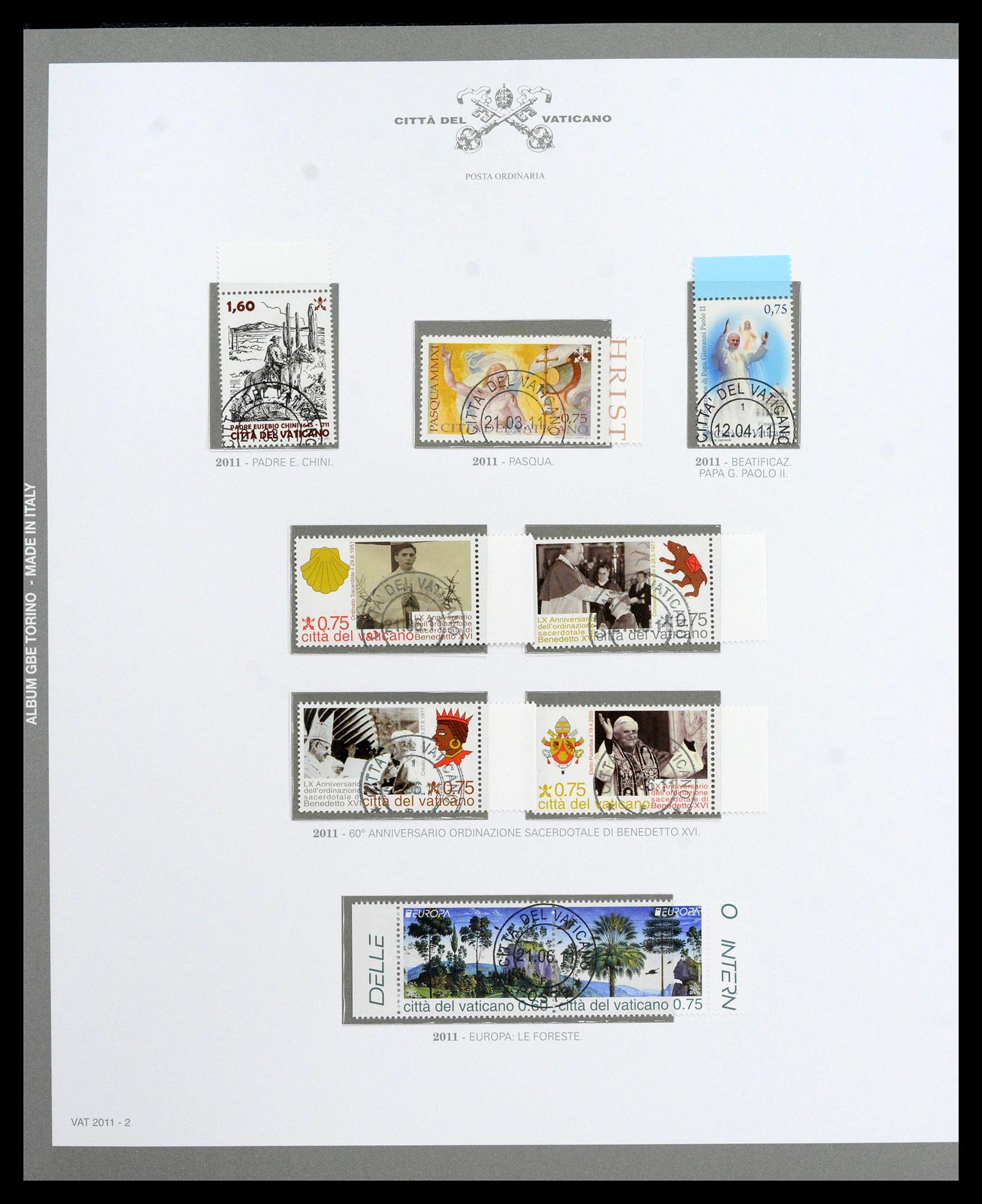 38956 0502 - Stamp collection 38956 Vatican complete collection 1929-2014.