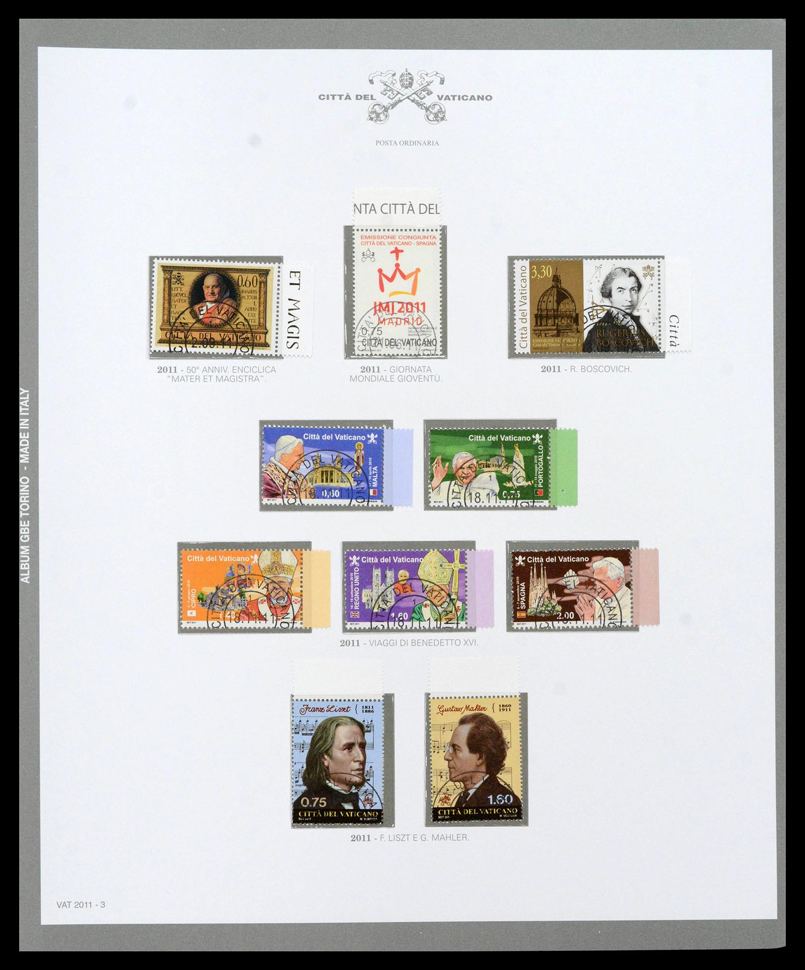 38956 0508 - Stamp collection 38956 Vatican complete collection 1929-2014.