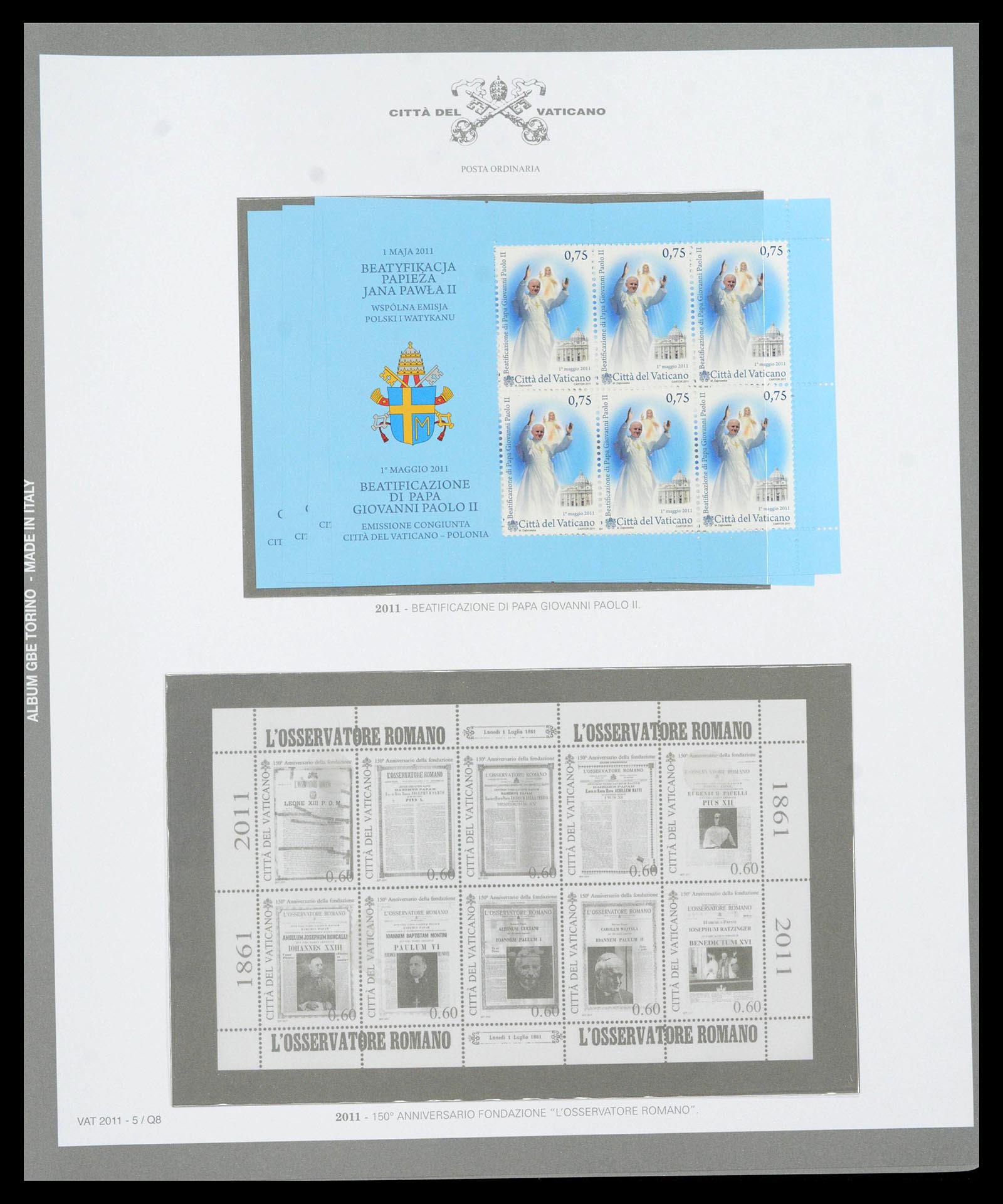 38956 0511 - Stamp collection 38956 Vatican complete collection 1929-2014.