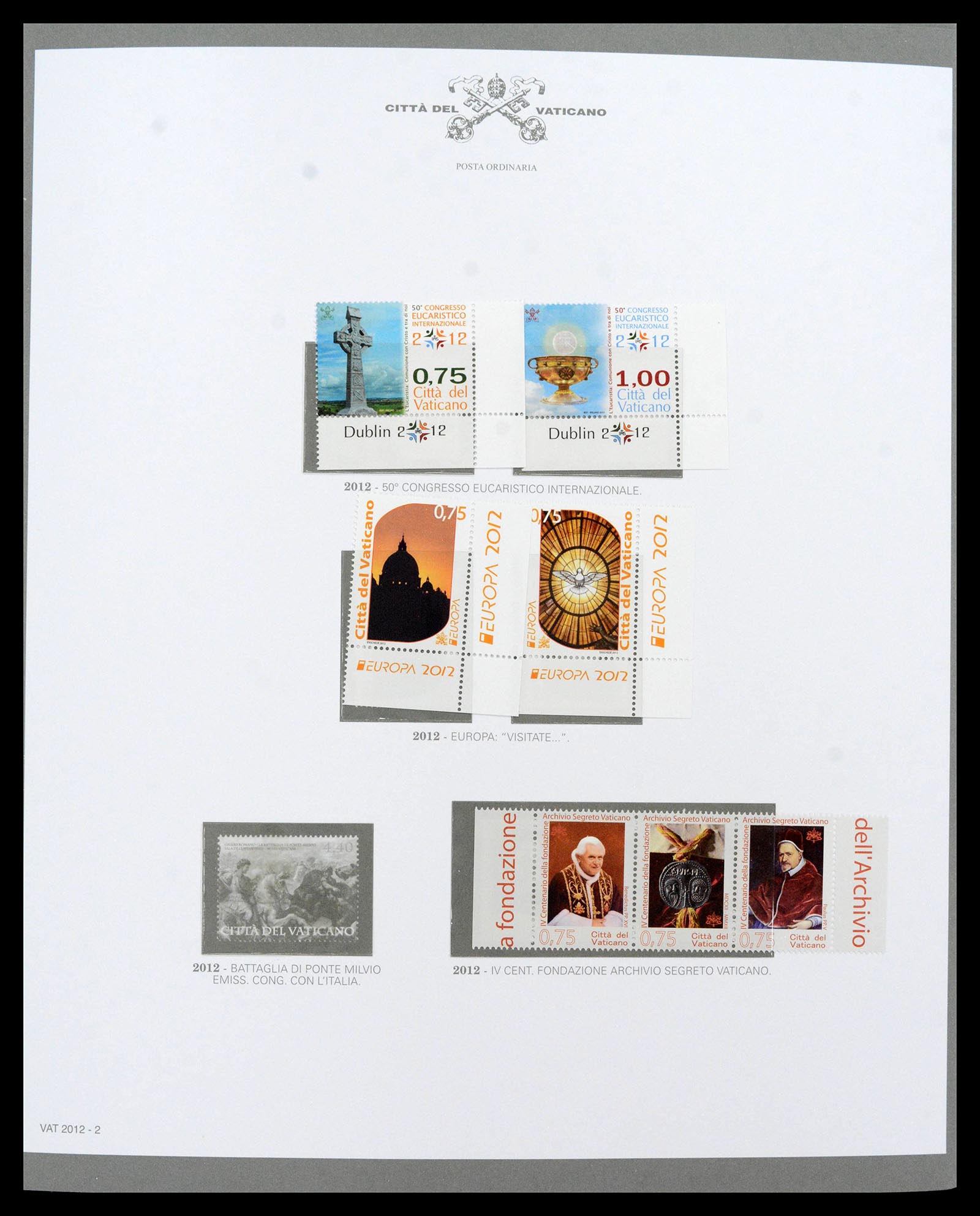 38956 0515 - Stamp collection 38956 Vatican complete collection 1929-2014.