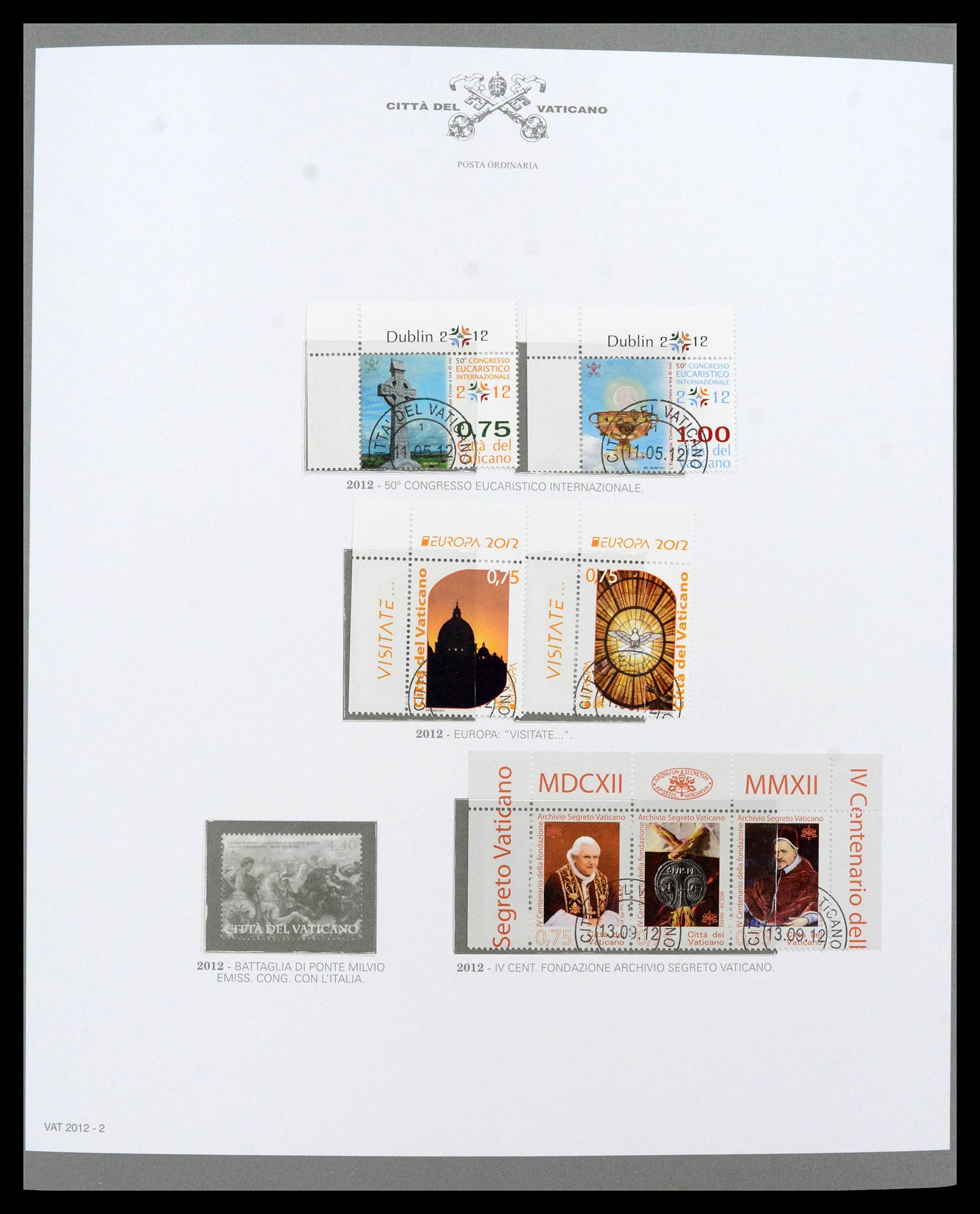 38956 0516 - Stamp collection 38956 Vatican complete collection 1929-2014.