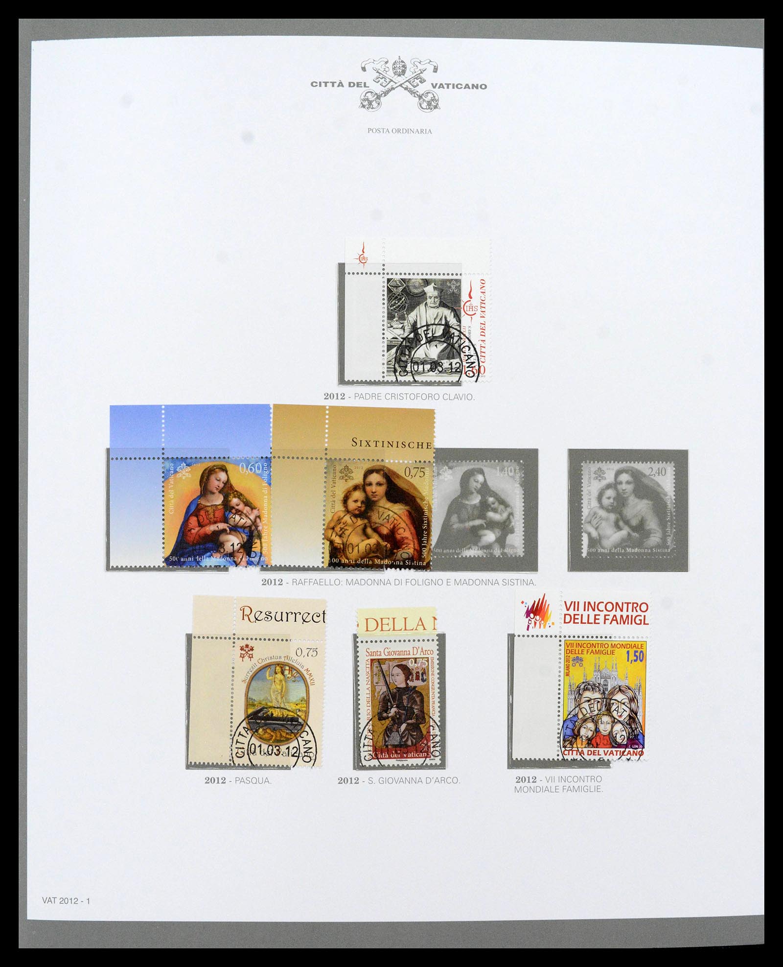 38956 0518 - Stamp collection 38956 Vatican complete collection 1929-2014.