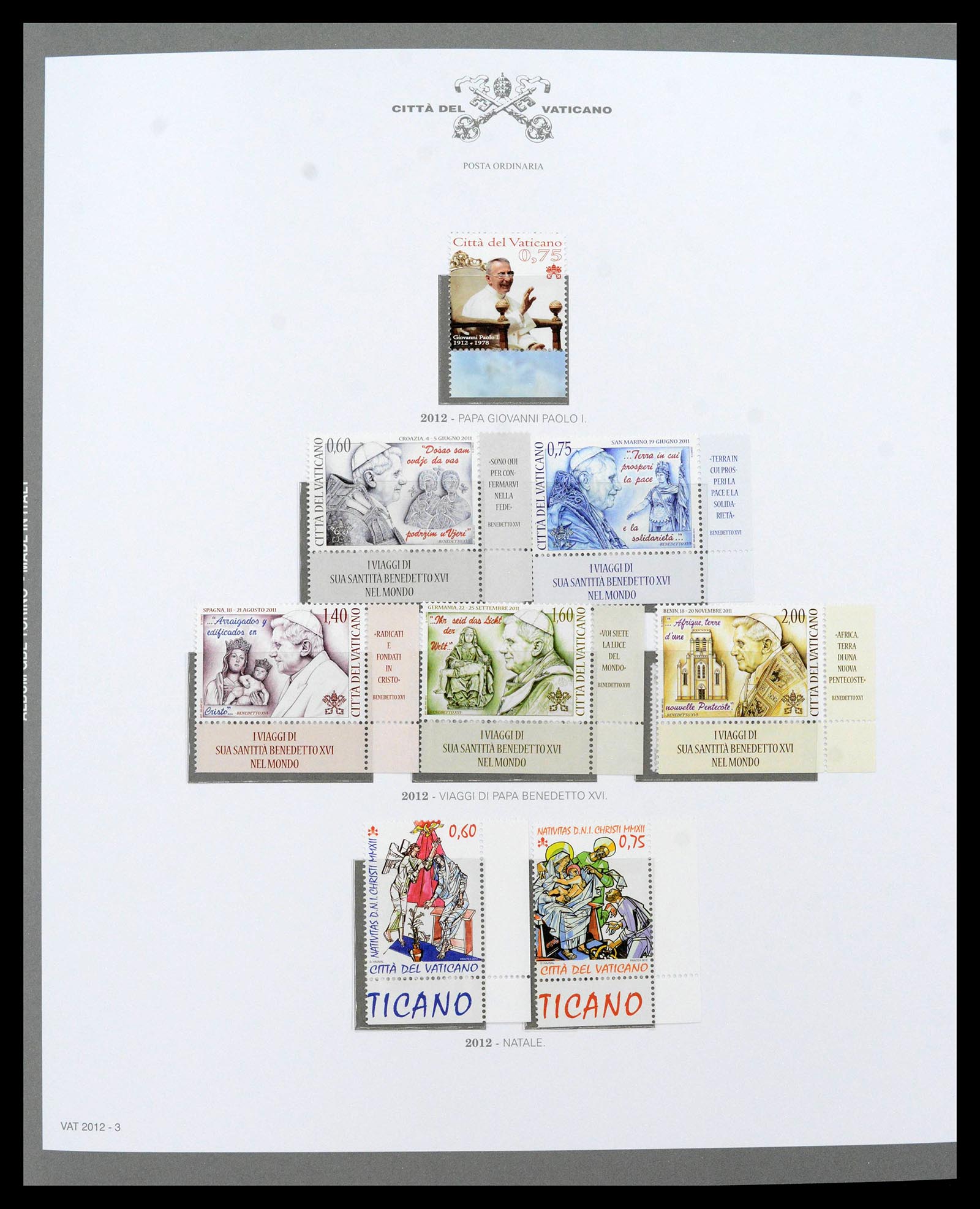 38956 0522 - Stamp collection 38956 Vatican complete collection 1929-2014.