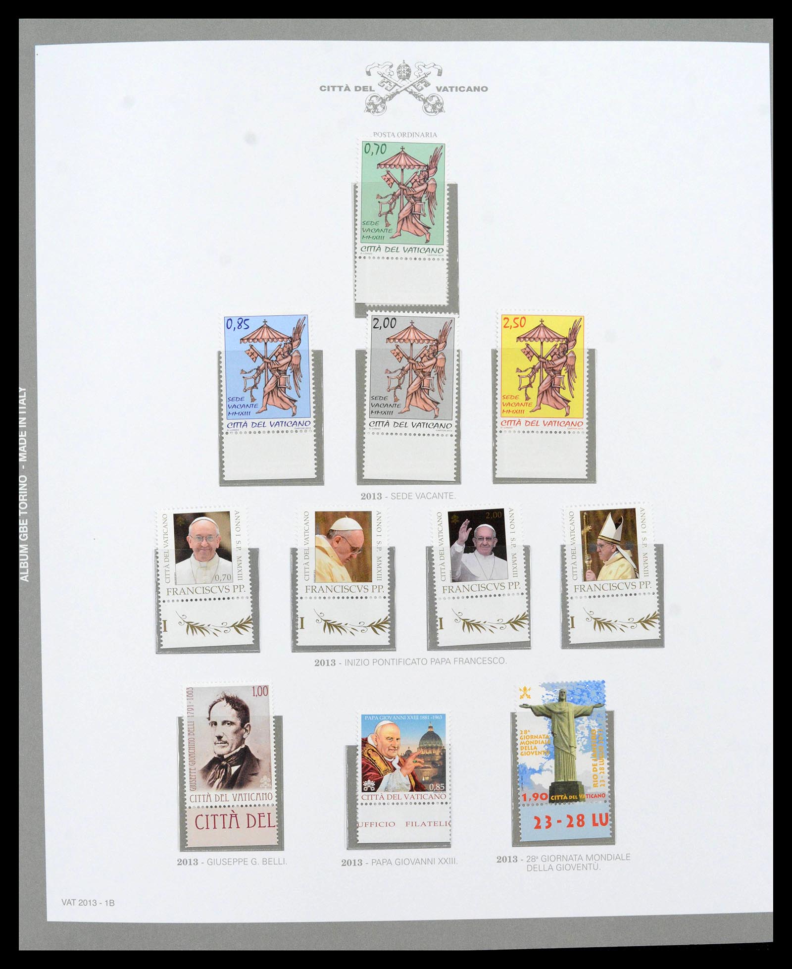 38956 0532 - Stamp collection 38956 Vatican complete collection 1929-2014.