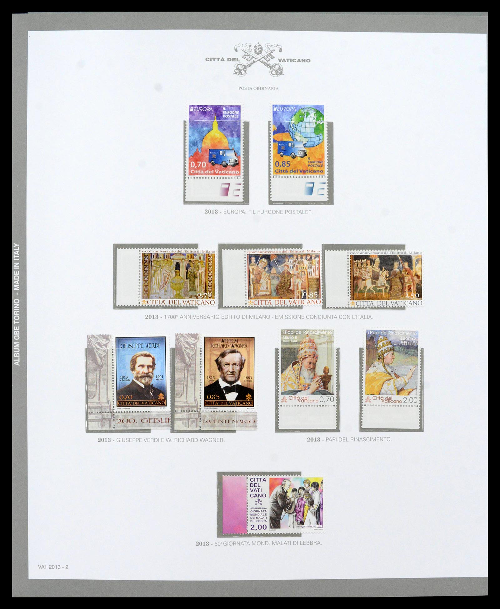 38956 0536 - Stamp collection 38956 Vatican complete collection 1929-2014.