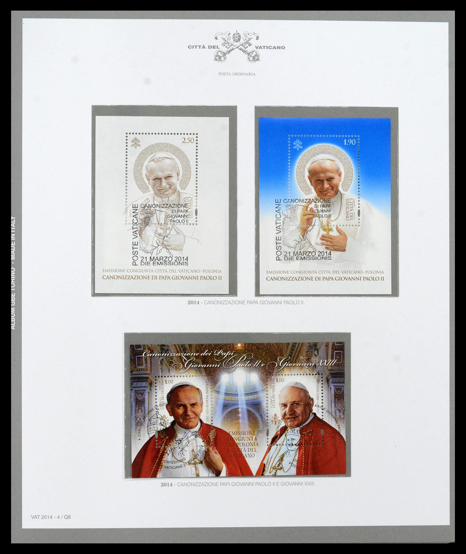 38956 0555 - Stamp collection 38956 Vatican complete collection 1929-2014.