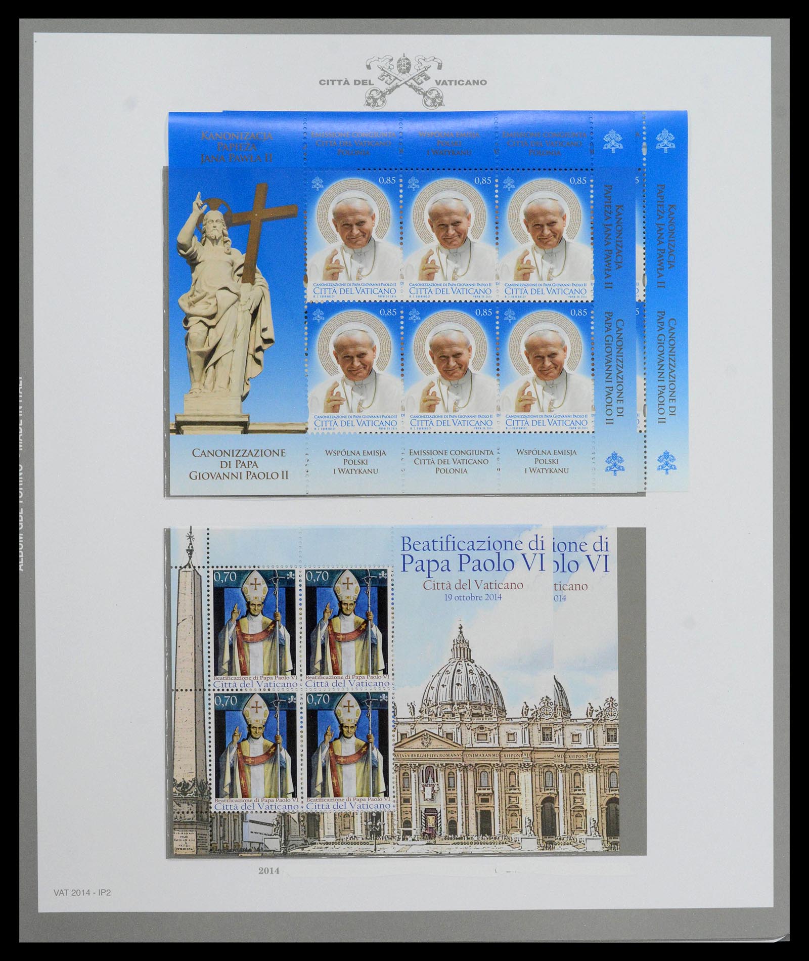 38956 0558 - Stamp collection 38956 Vatican complete collection 1929-2014.