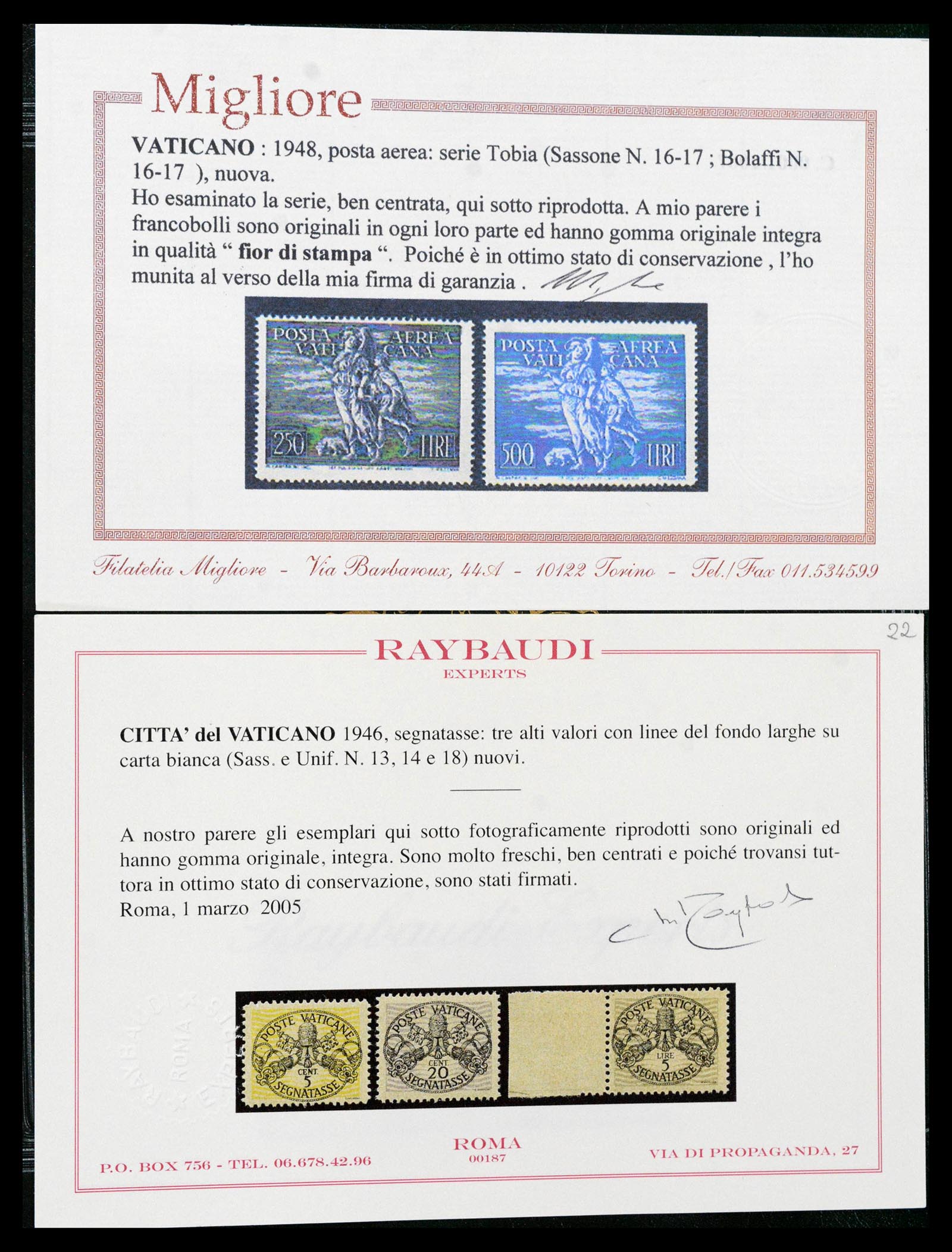 38957 0002 - Stamp collection 38957 Vatican complete 1929-2017.