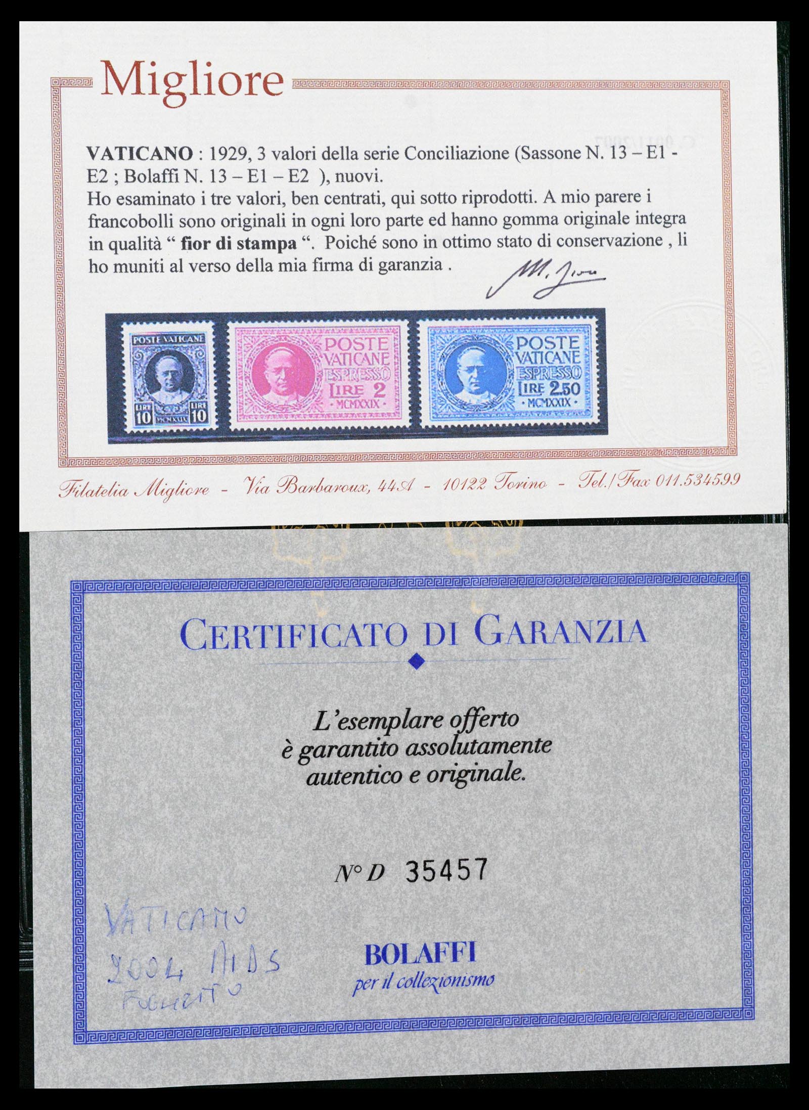 38957 0004 - Postzegelverzameling 38957 Vaticaan compleet 1929-2017.
