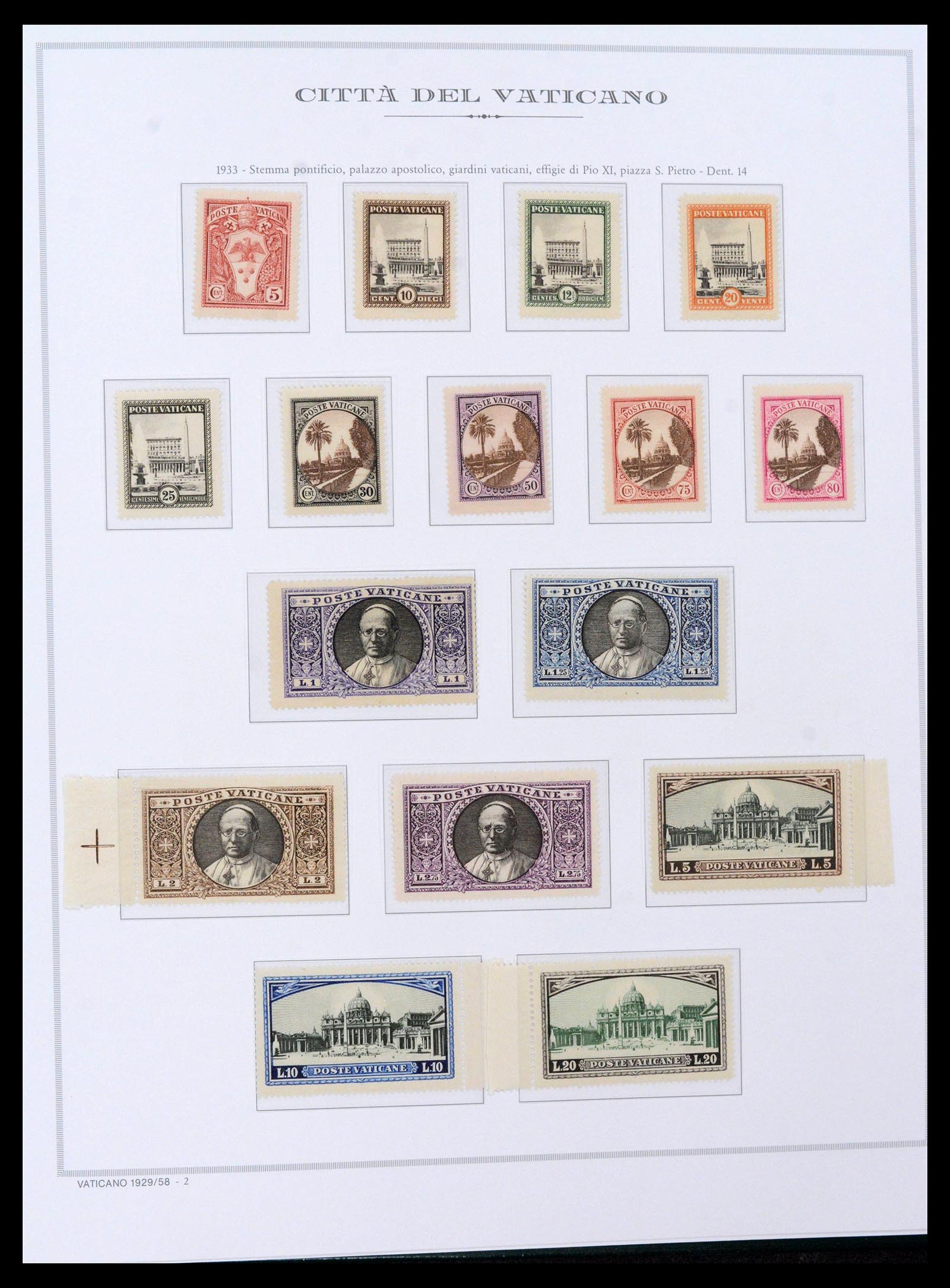 38957 0006 - Stamp collection 38957 Vatican complete 1929-2017.
