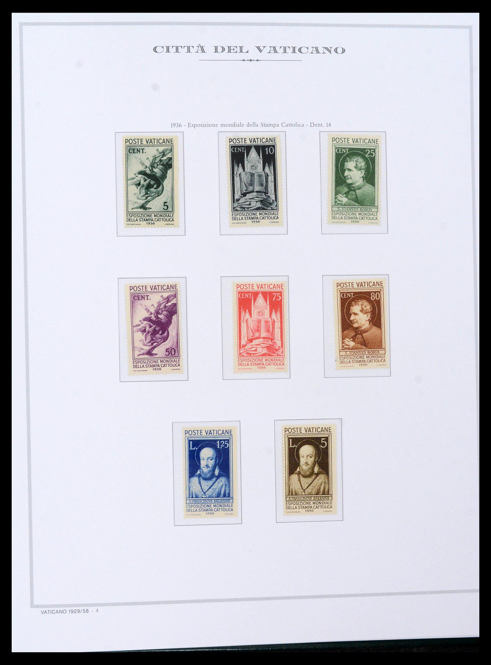 38957 0008 - Stamp collection 38957 Vatican complete 1929-2017.