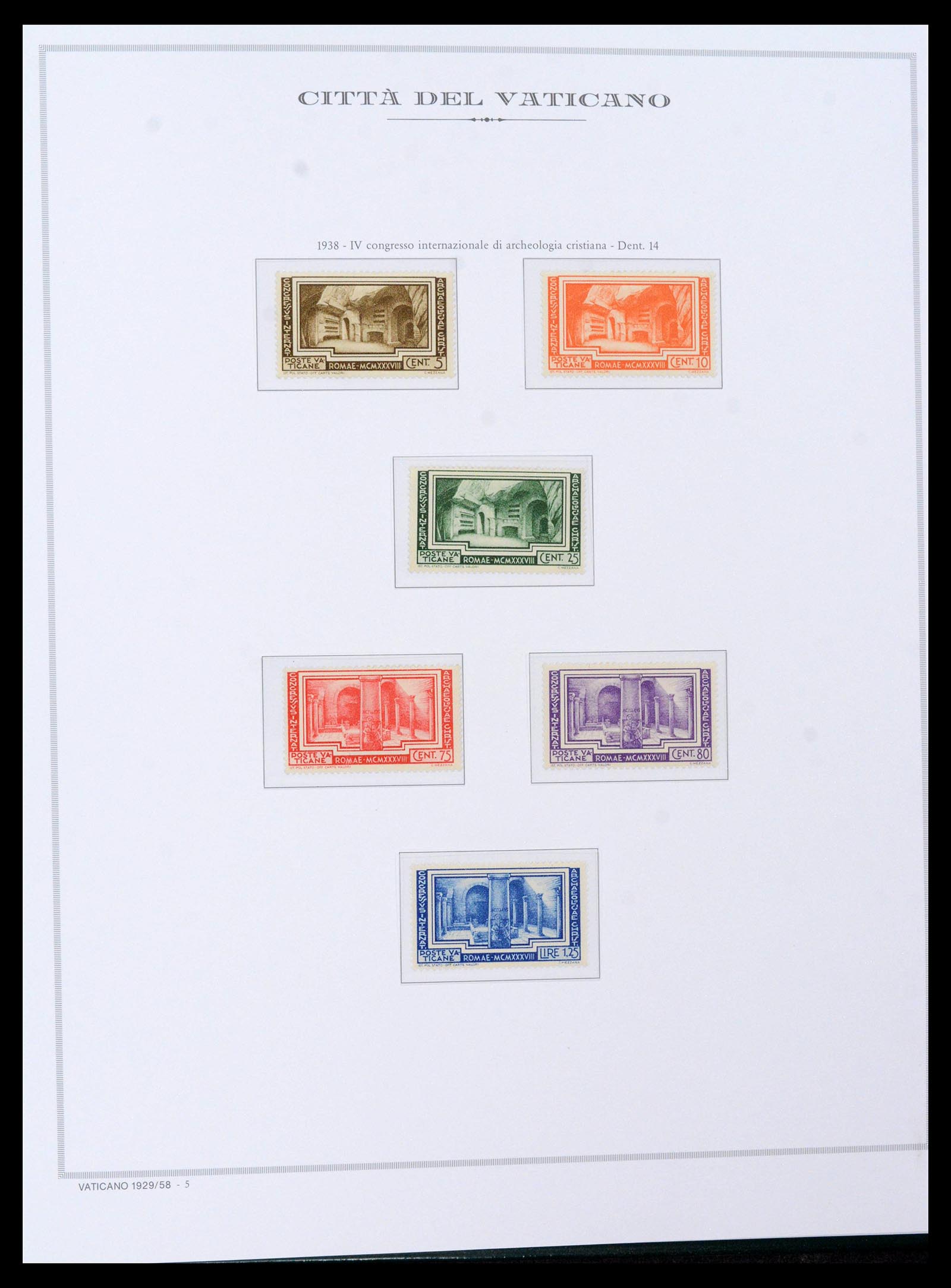 38957 0009 - Stamp collection 38957 Vatican complete 1929-2017.