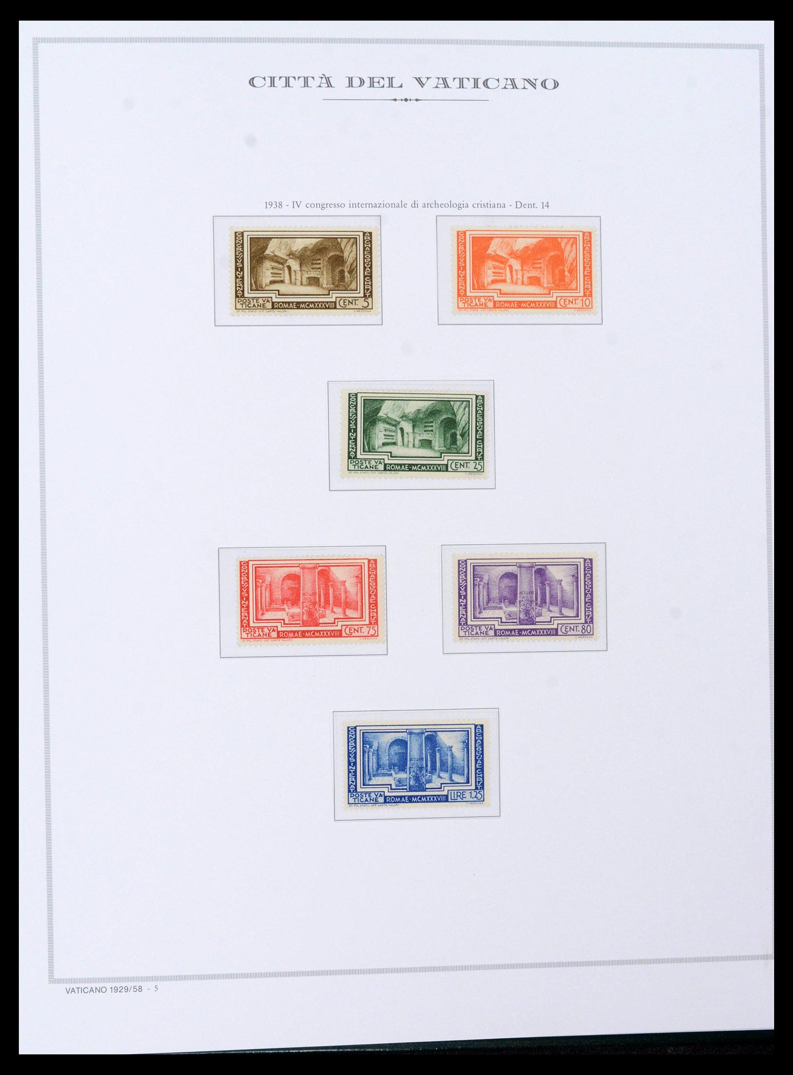 38957 0009 - Postzegelverzameling 38957 Vaticaan compleet 1929-2017.
