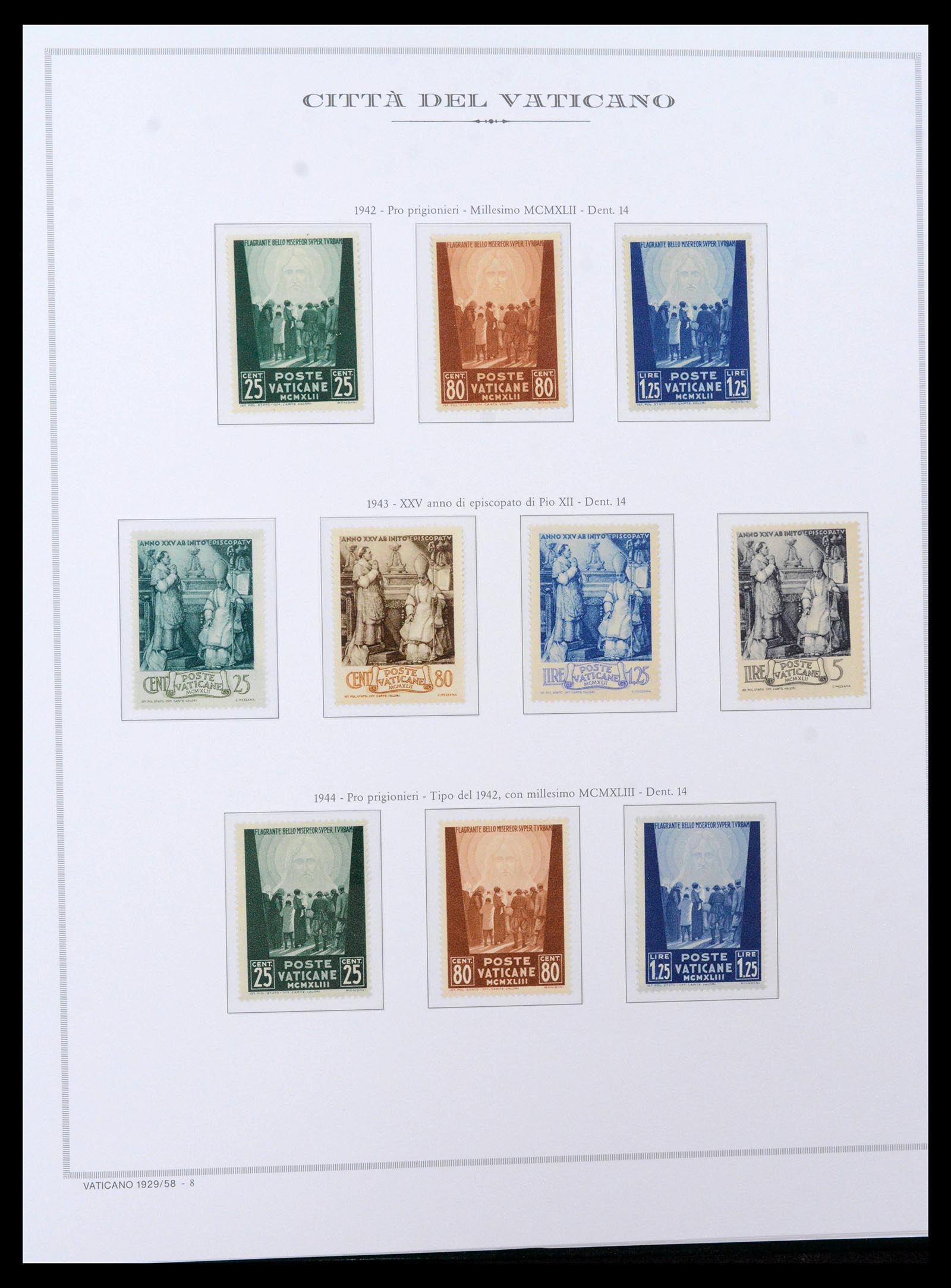 38957 0012 - Stamp collection 38957 Vatican complete 1929-2017.