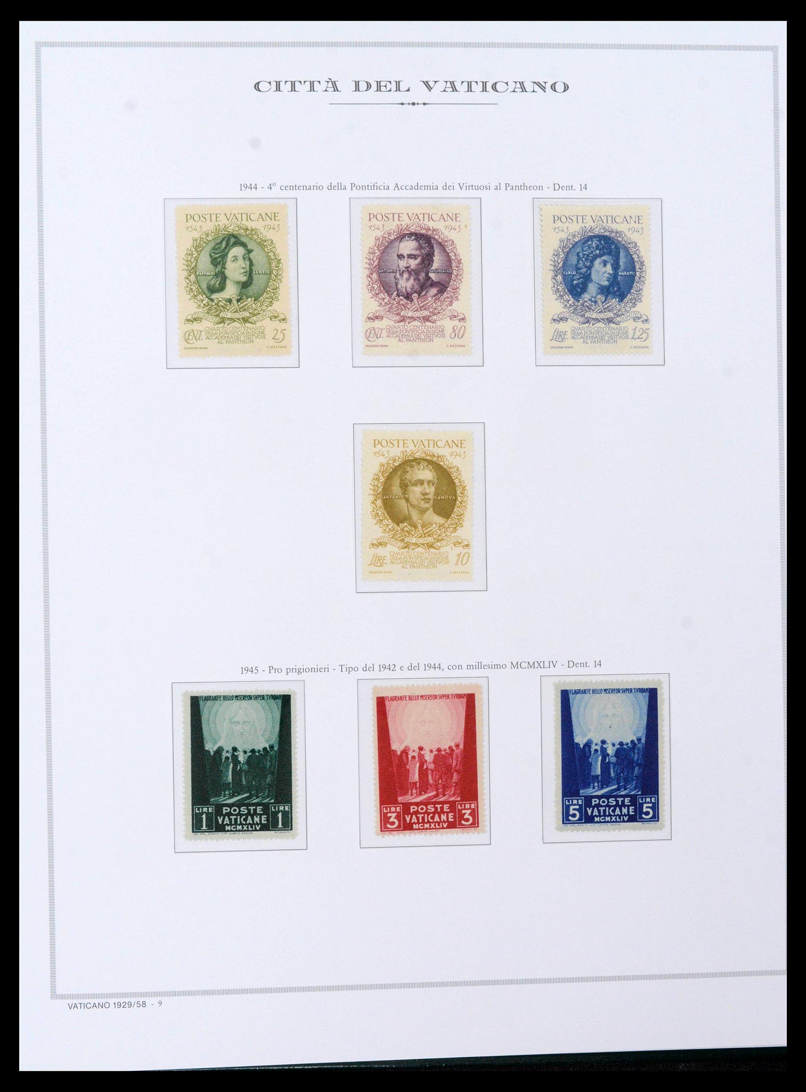 38957 0013 - Postzegelverzameling 38957 Vaticaan compleet 1929-2017.
