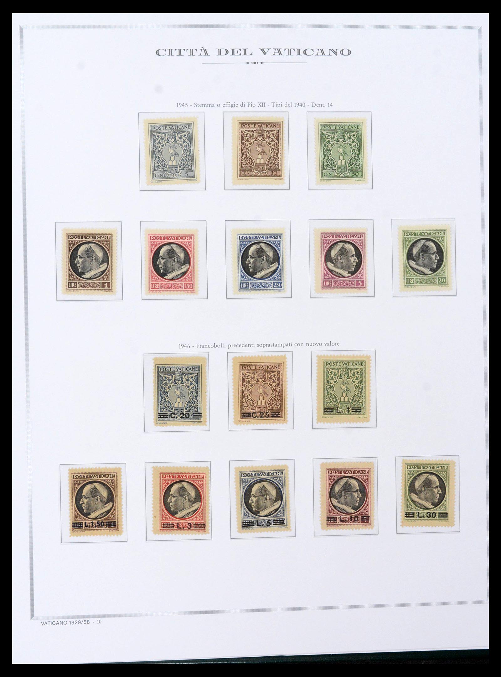 38957 0014 - Postzegelverzameling 38957 Vaticaan compleet 1929-2017.