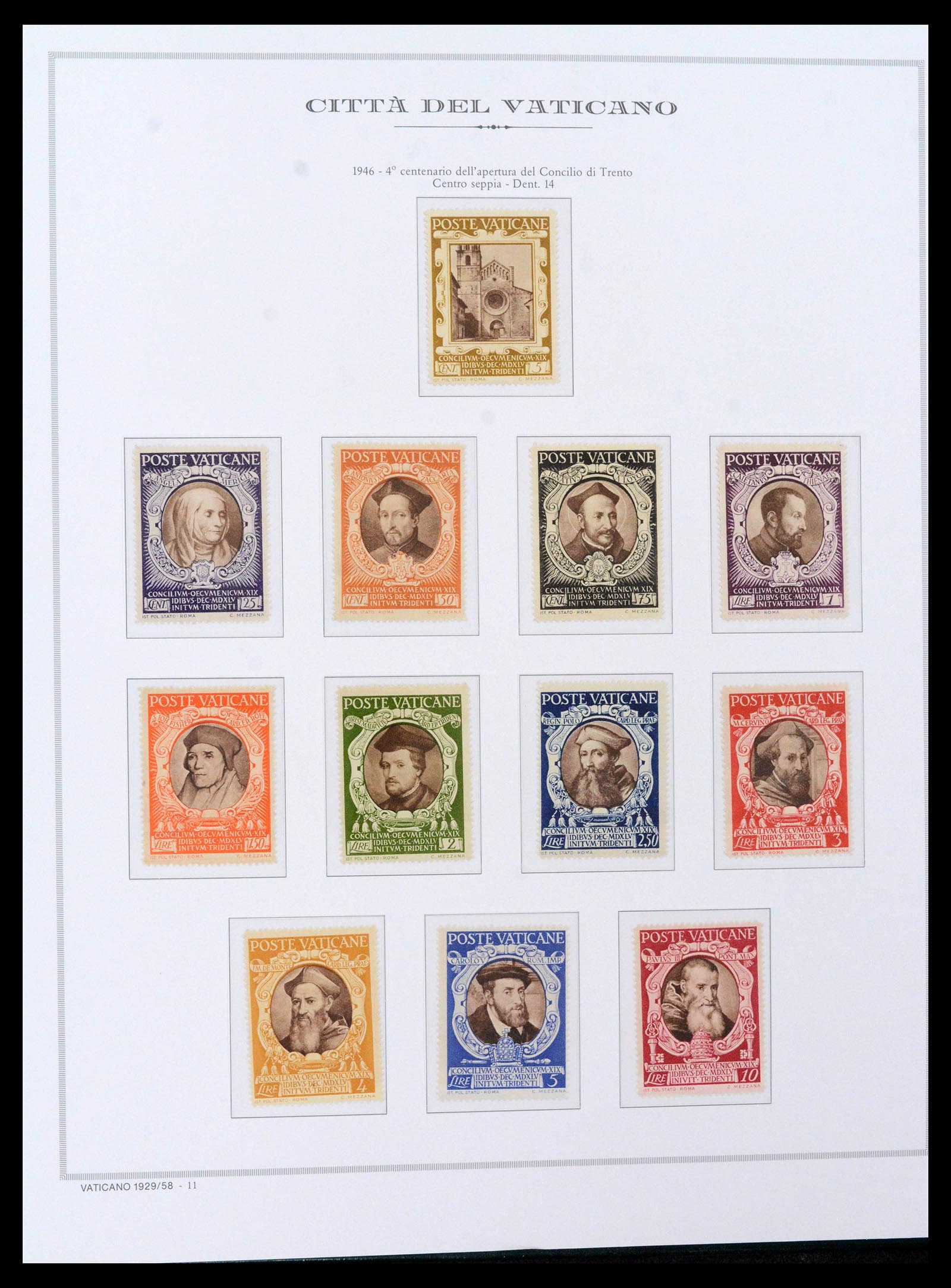 38957 0015 - Stamp collection 38957 Vatican complete 1929-2017.