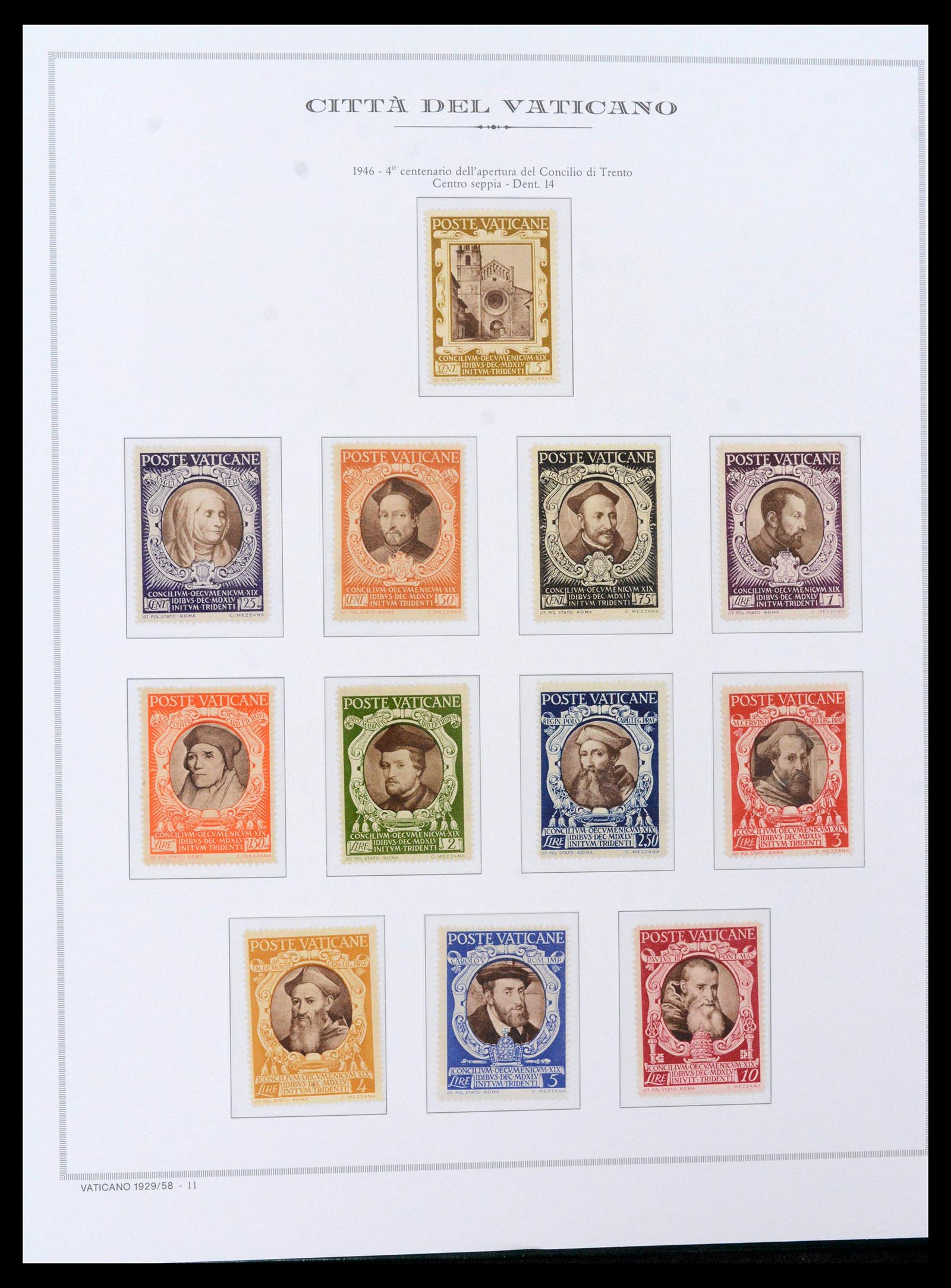38957 0015 - Postzegelverzameling 38957 Vaticaan compleet 1929-2017.