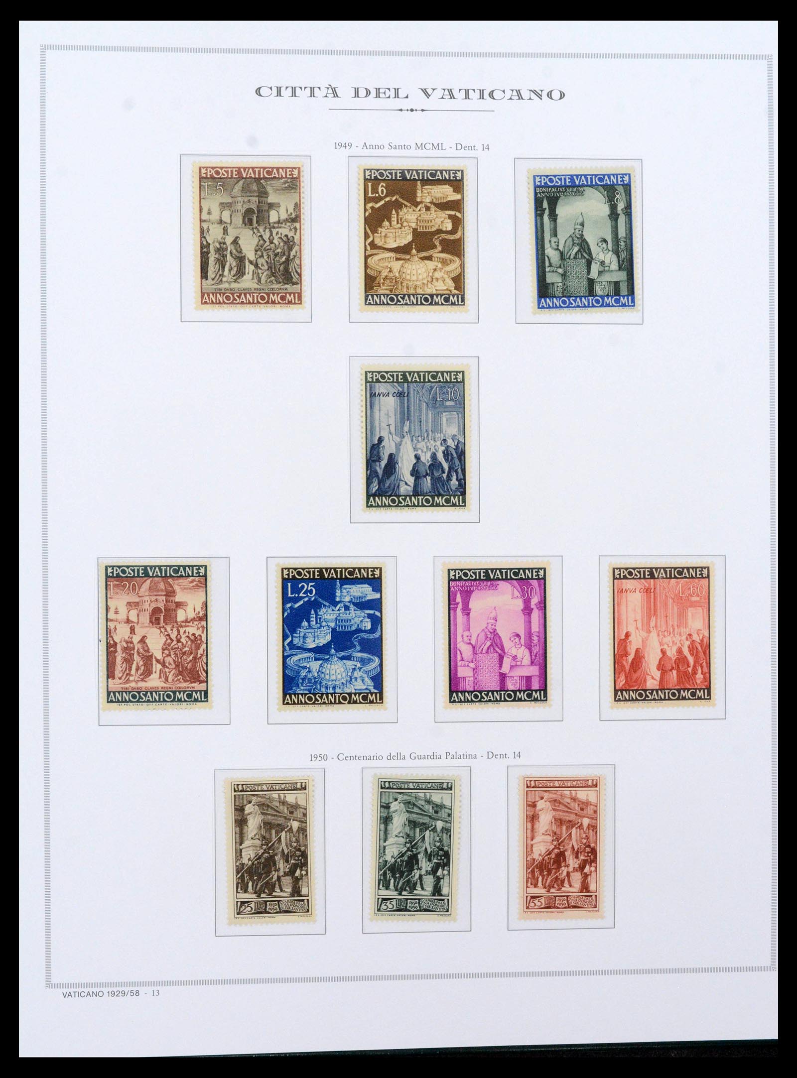 38957 0017 - Postzegelverzameling 38957 Vaticaan compleet 1929-2017.