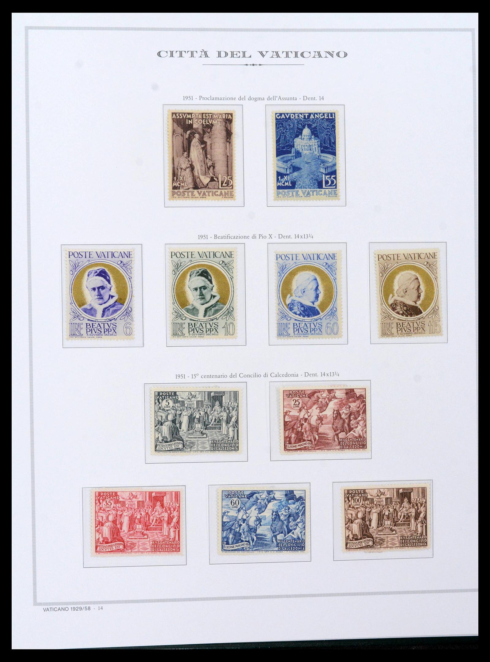 38957 0018 - Postzegelverzameling 38957 Vaticaan compleet 1929-2017.