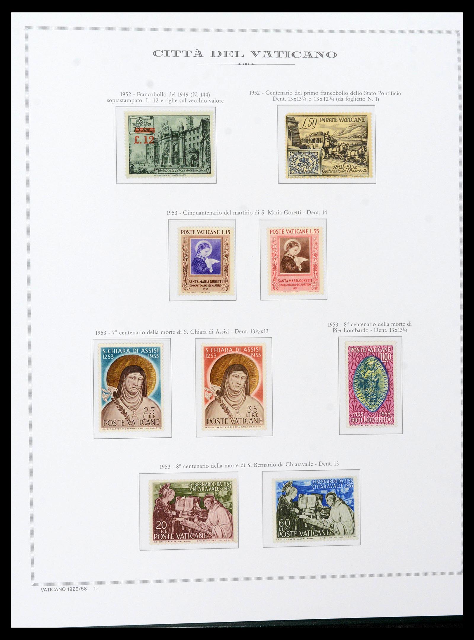 38957 0019 - Postzegelverzameling 38957 Vaticaan compleet 1929-2017.