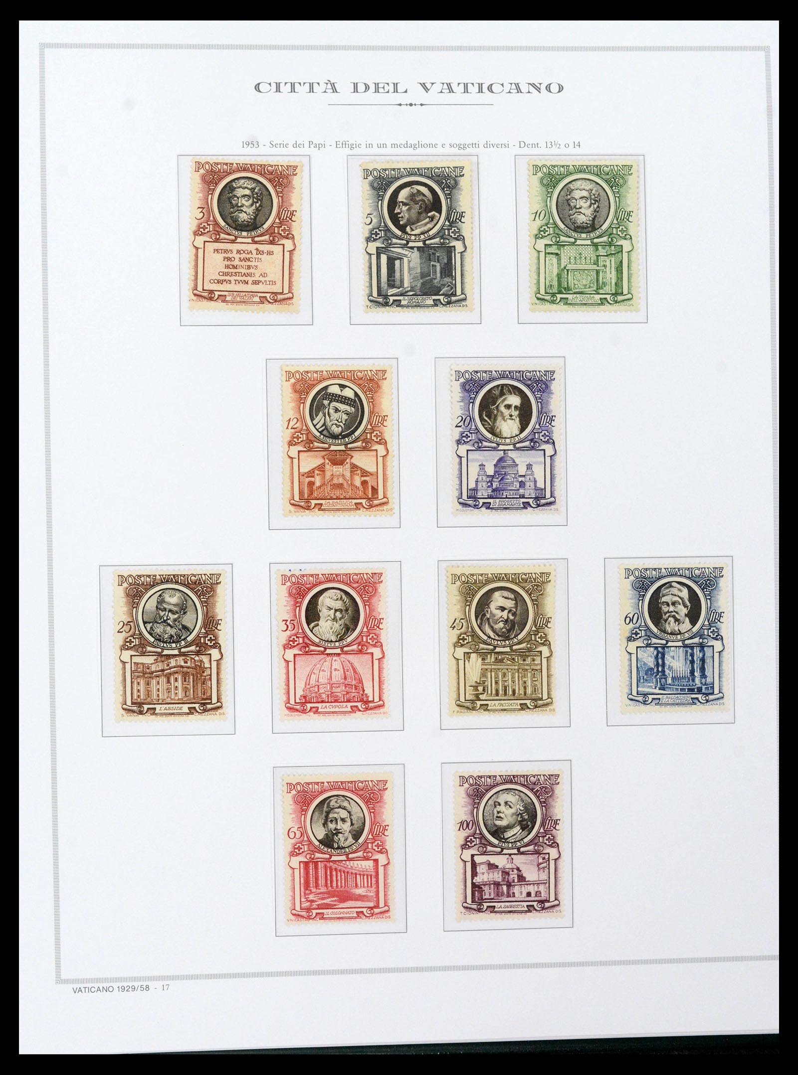 38957 0021 - Stamp collection 38957 Vatican complete 1929-2017.