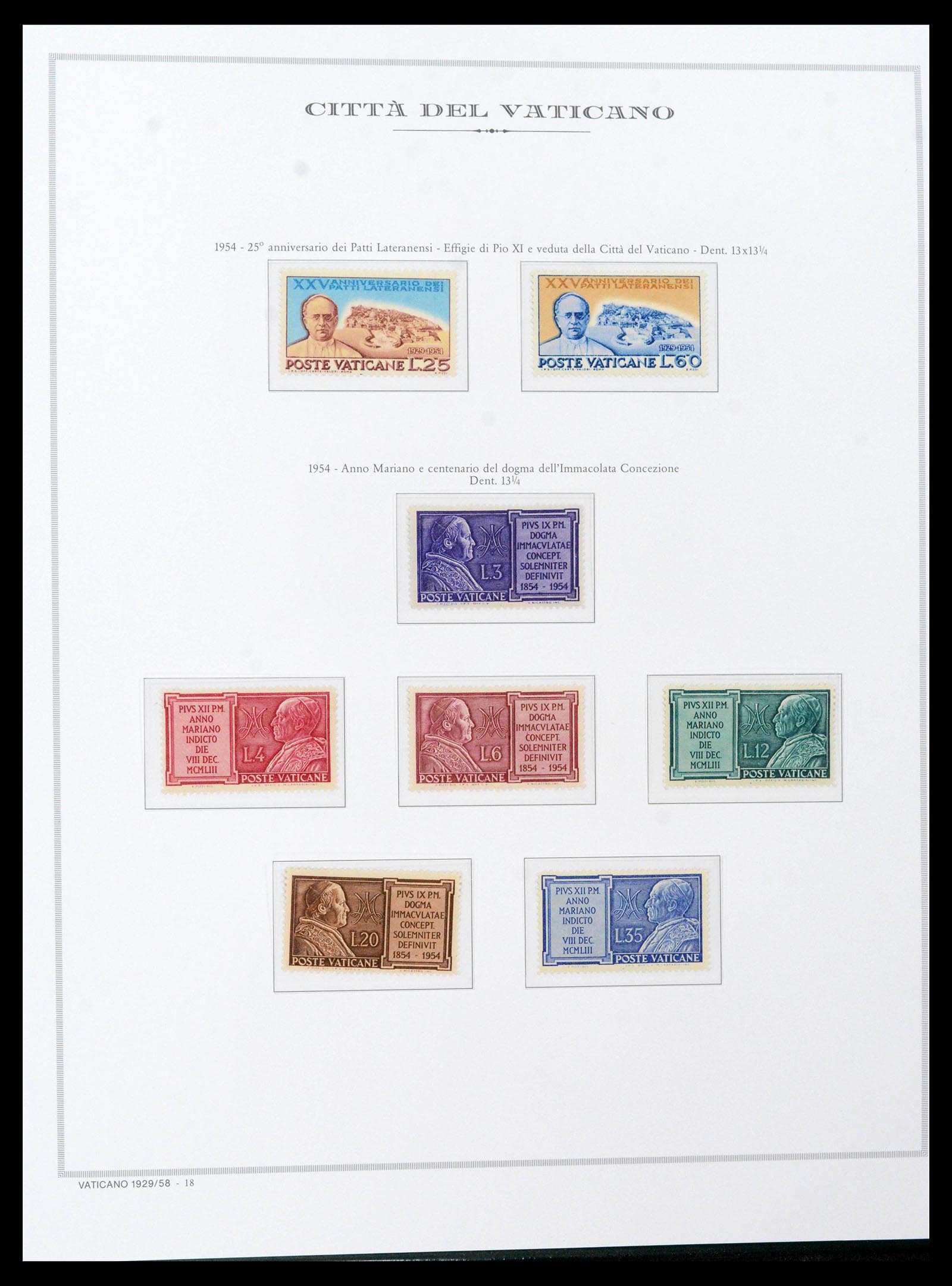 38957 0022 - Stamp collection 38957 Vatican complete 1929-2017.