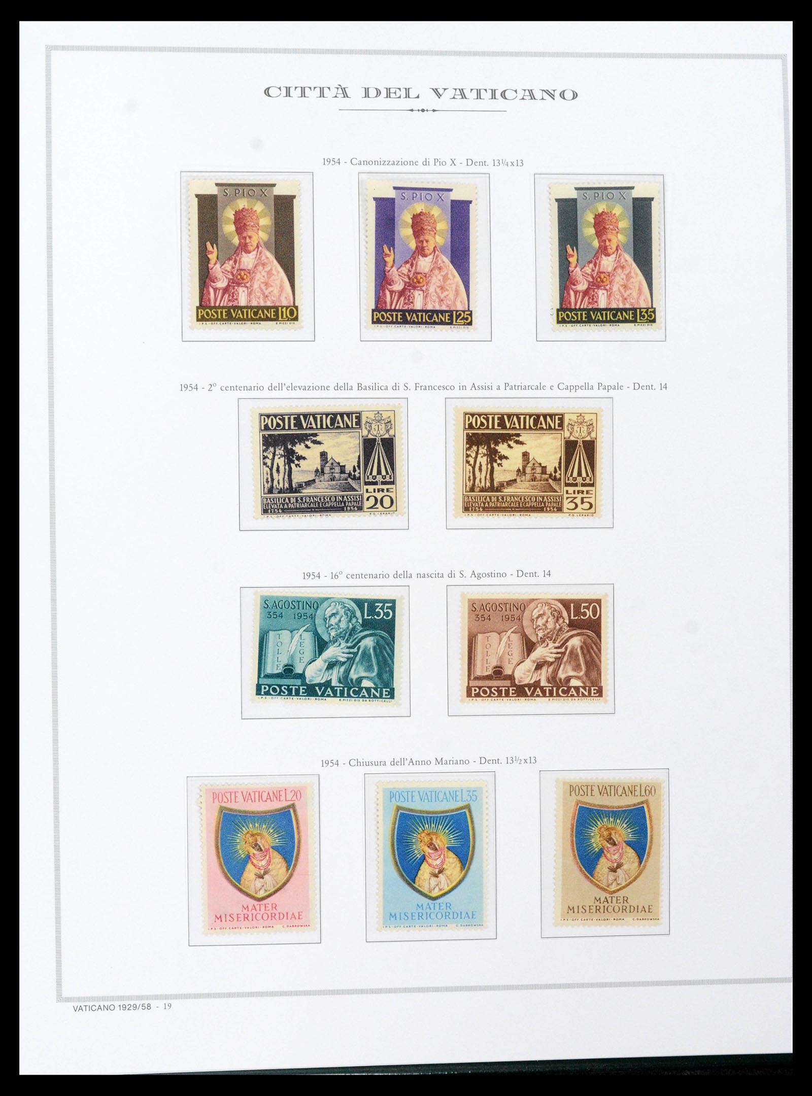 38957 0023 - Stamp collection 38957 Vatican complete 1929-2017.