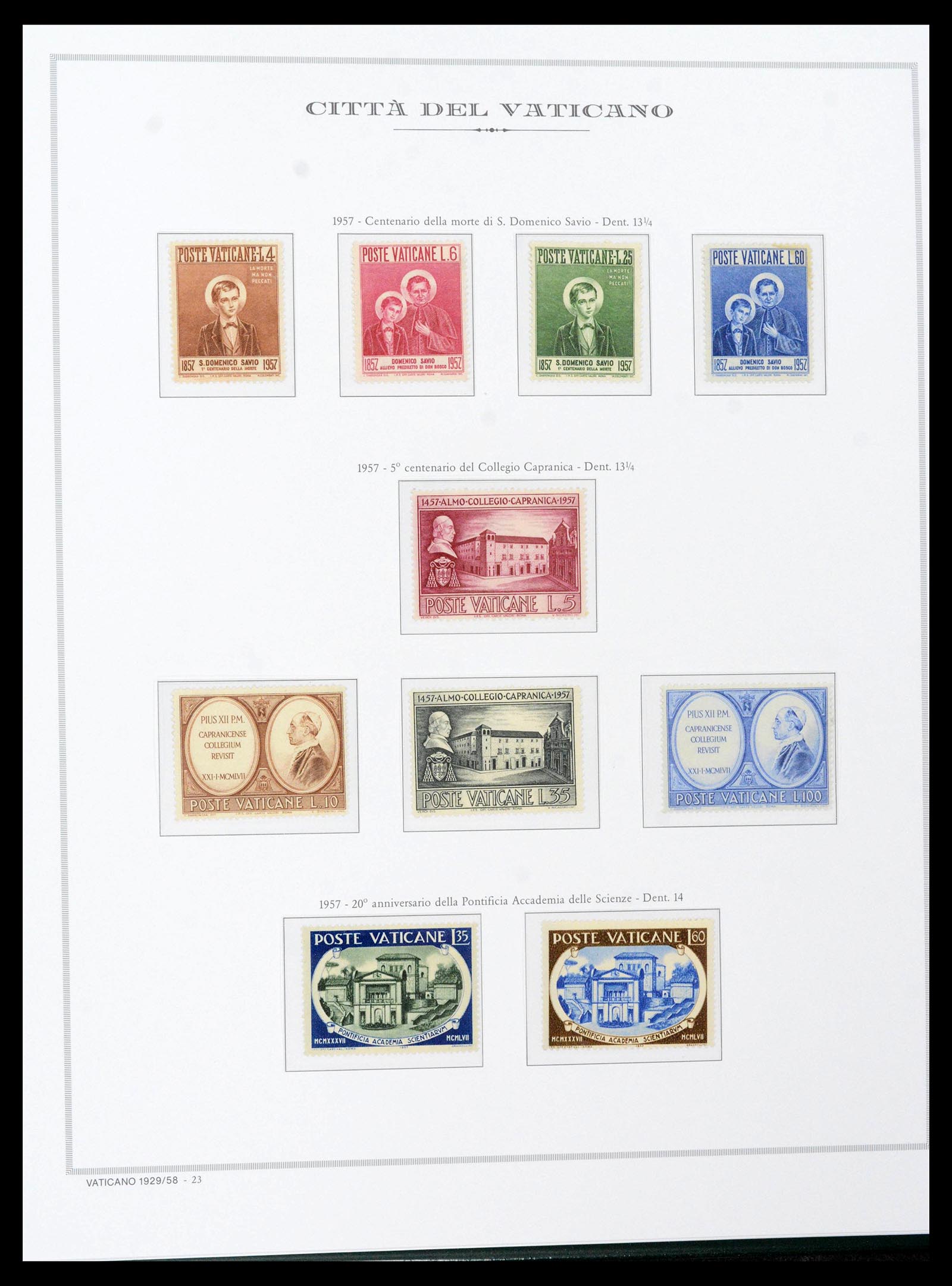 38957 0027 - Stamp collection 38957 Vatican complete 1929-2017.