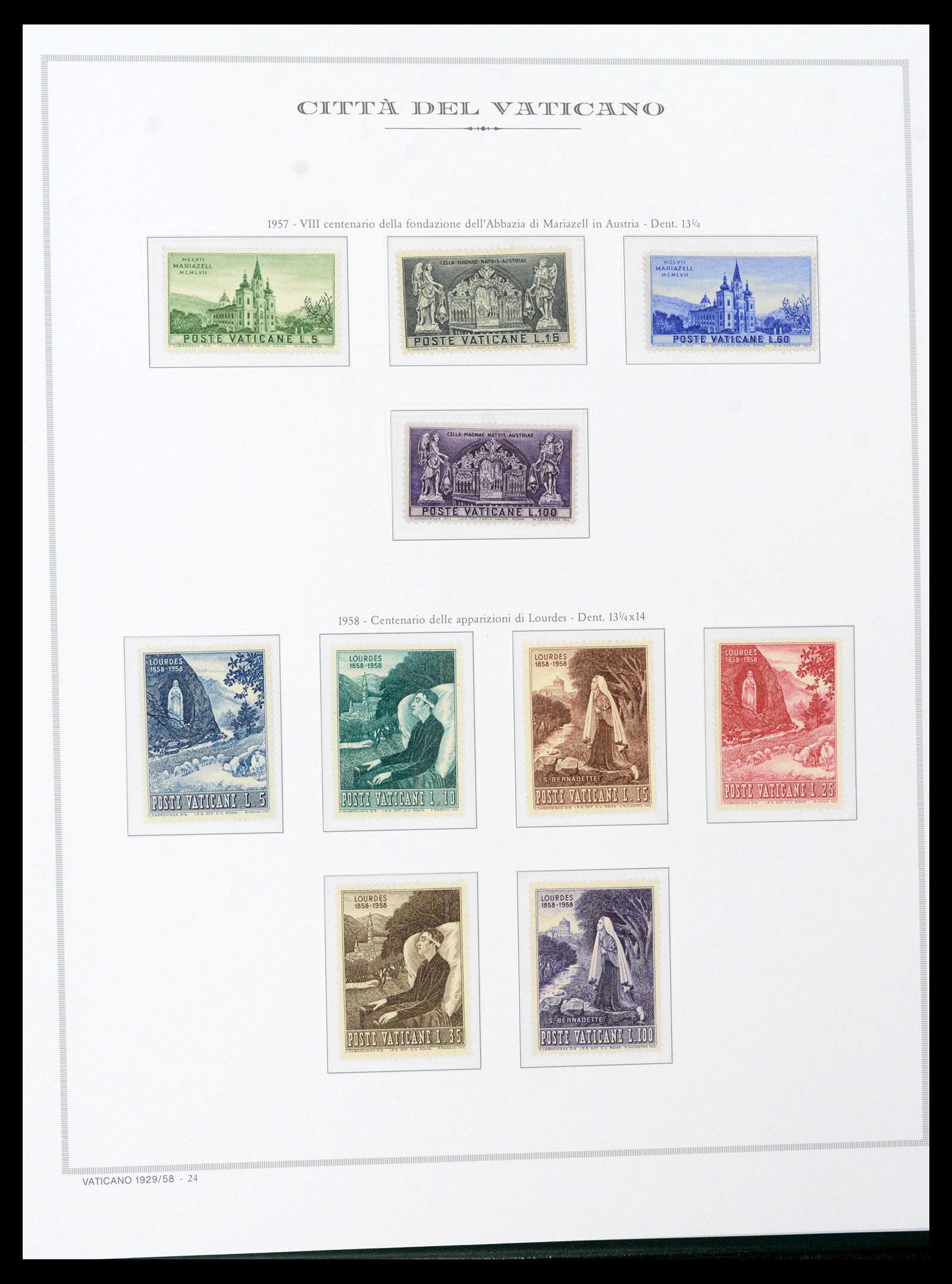 38957 0028 - Stamp collection 38957 Vatican complete 1929-2017.