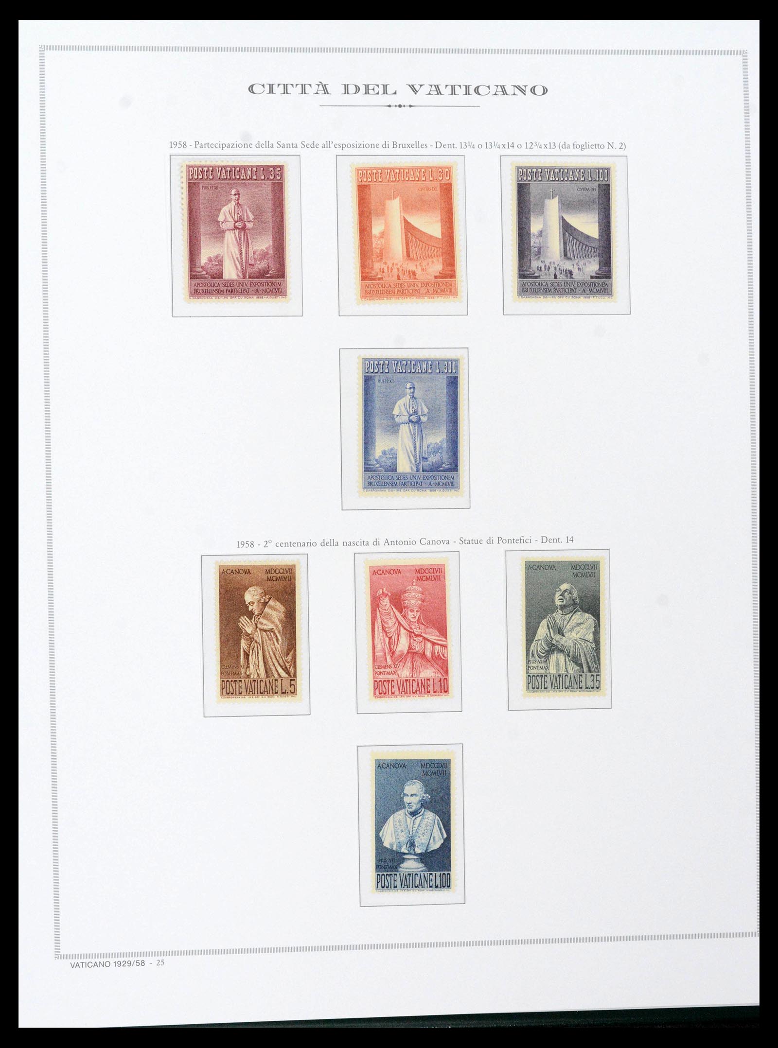 38957 0029 - Stamp collection 38957 Vatican complete 1929-2017.