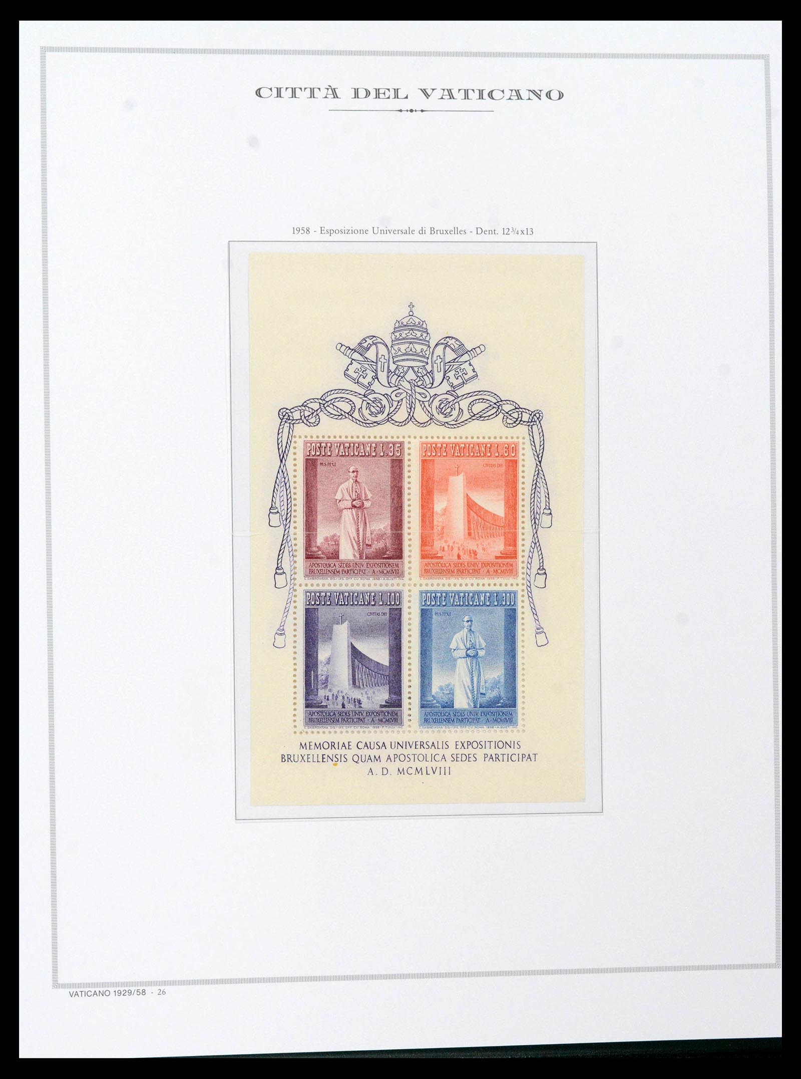 38957 0030 - Stamp collection 38957 Vatican complete 1929-2017.