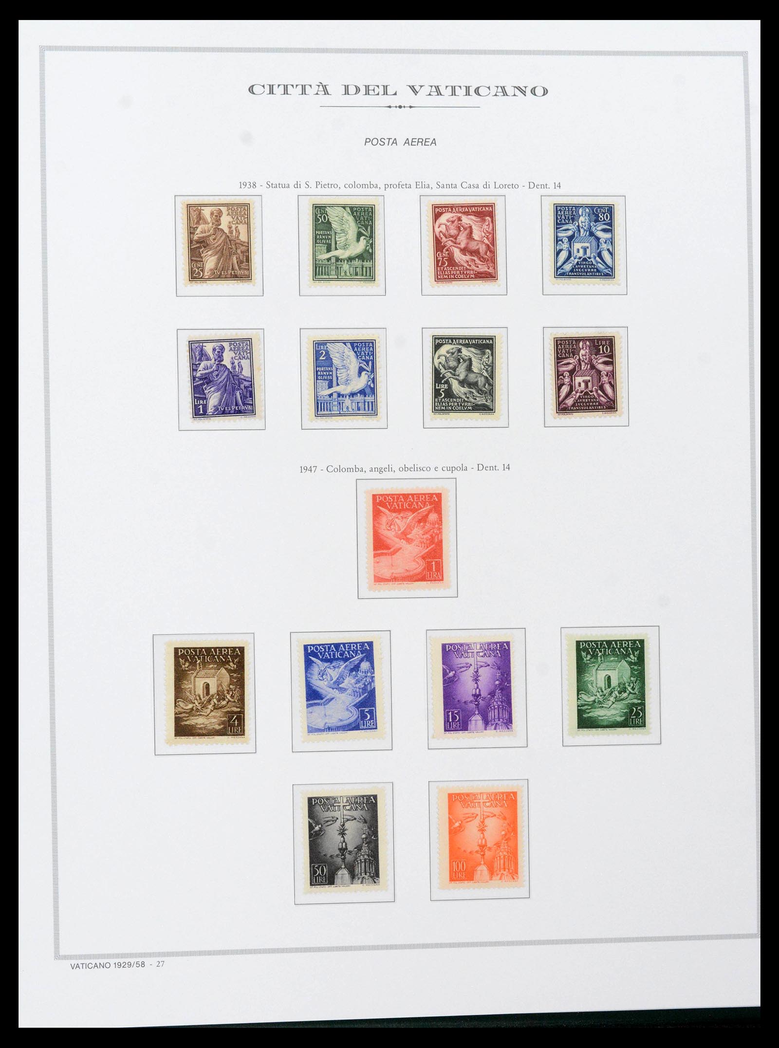 38957 0031 - Stamp collection 38957 Vatican complete 1929-2017.