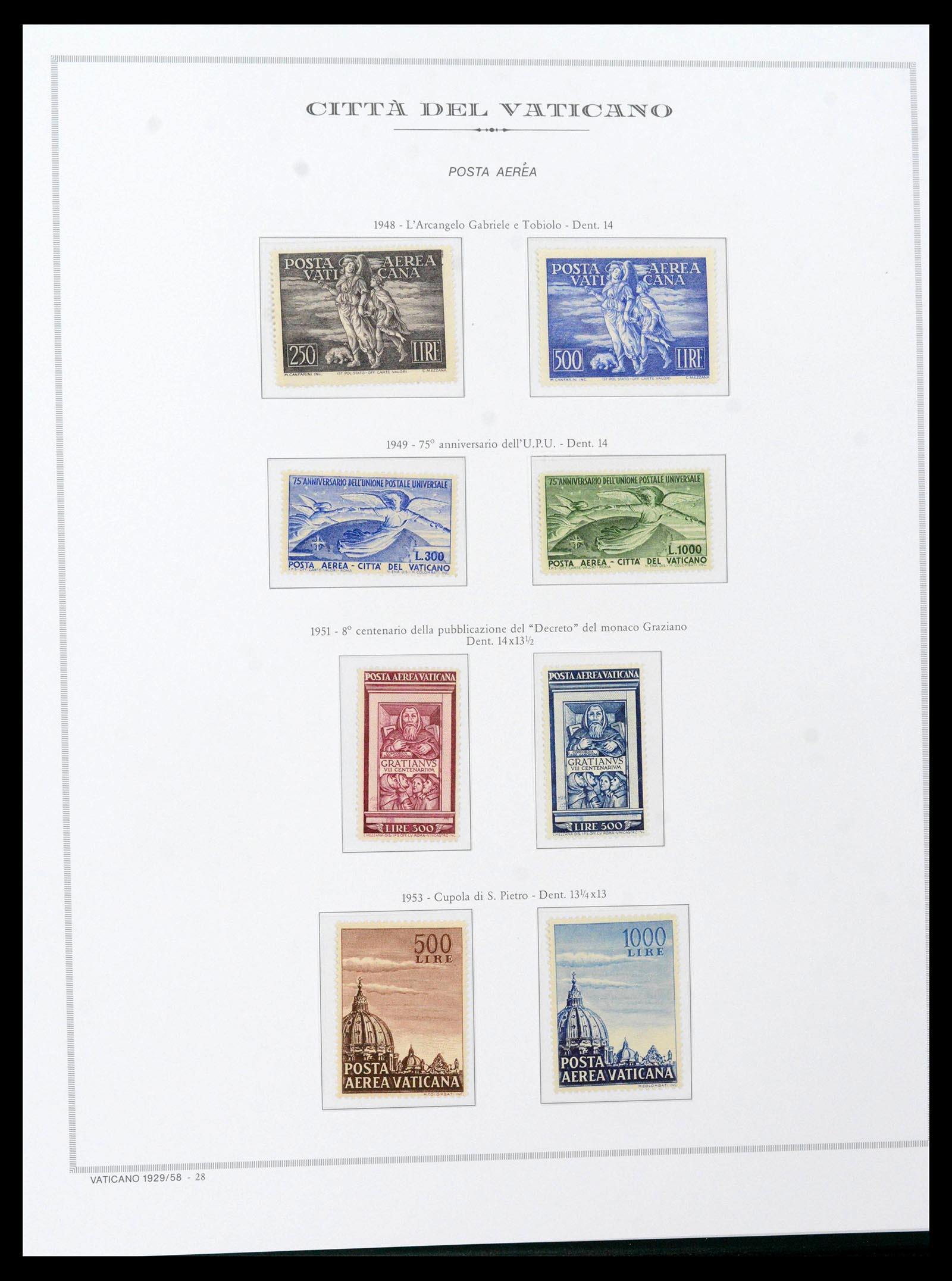 38957 0032 - Stamp collection 38957 Vatican complete 1929-2017.