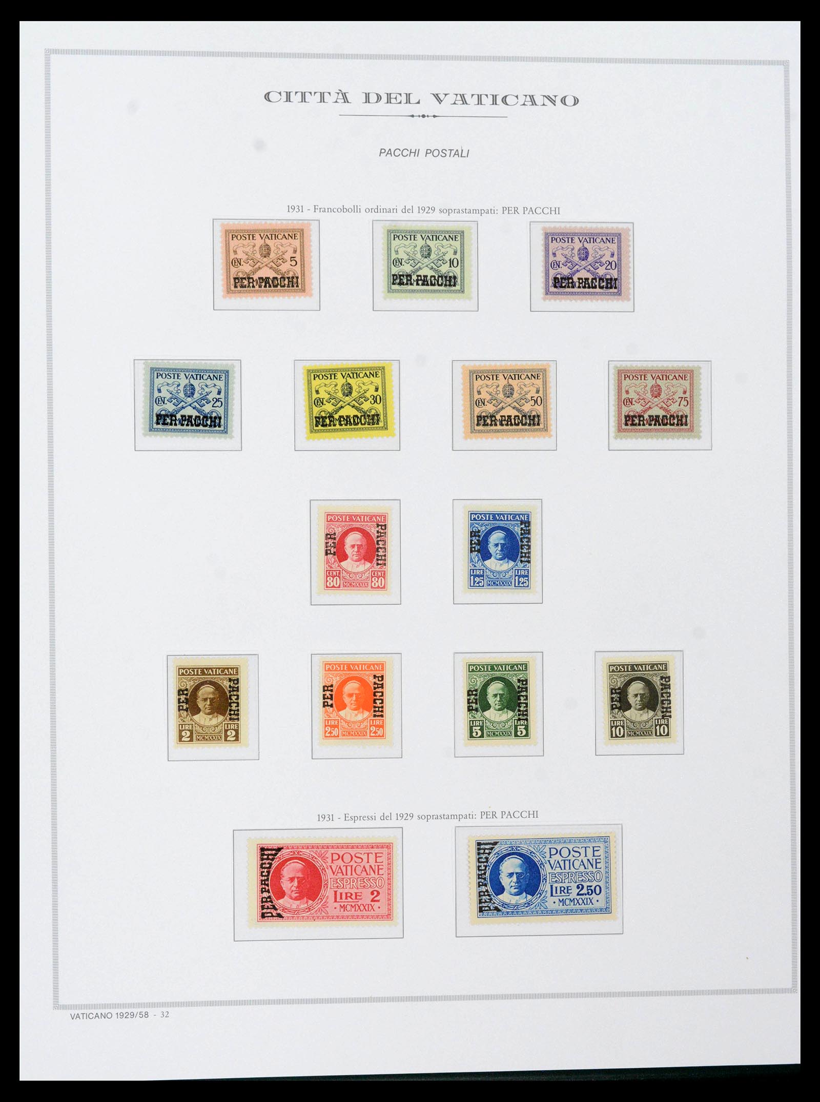 38957 0036 - Stamp collection 38957 Vatican complete 1929-2017.