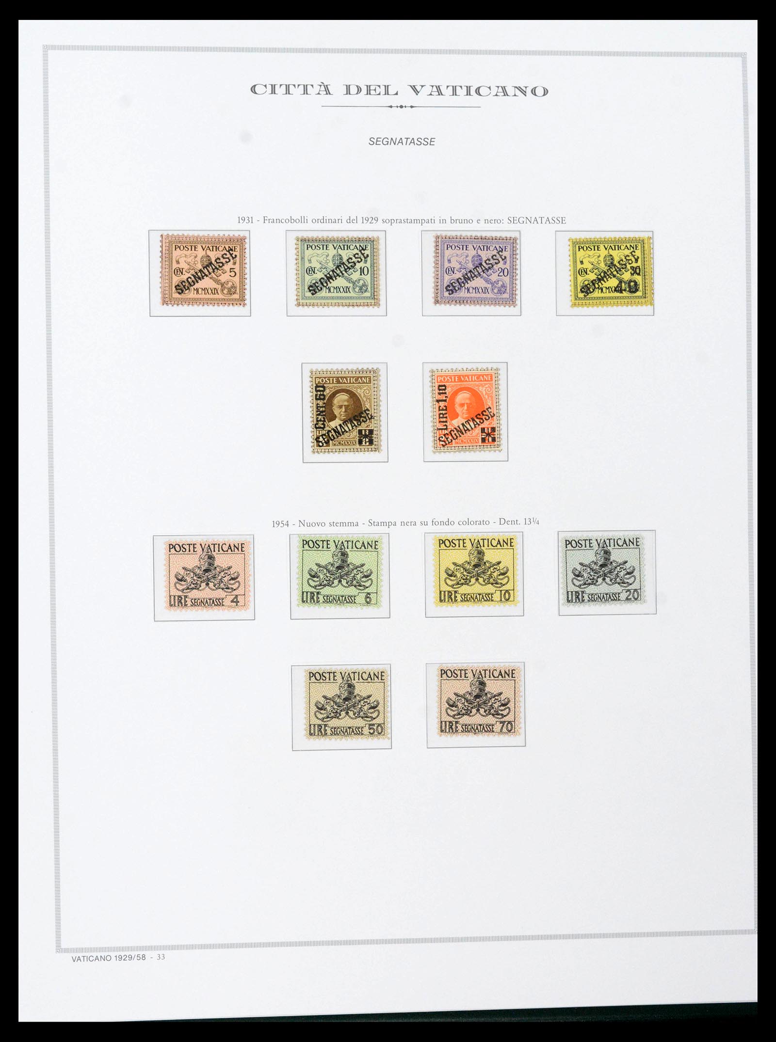 38957 0037 - Stamp collection 38957 Vatican complete 1929-2017.