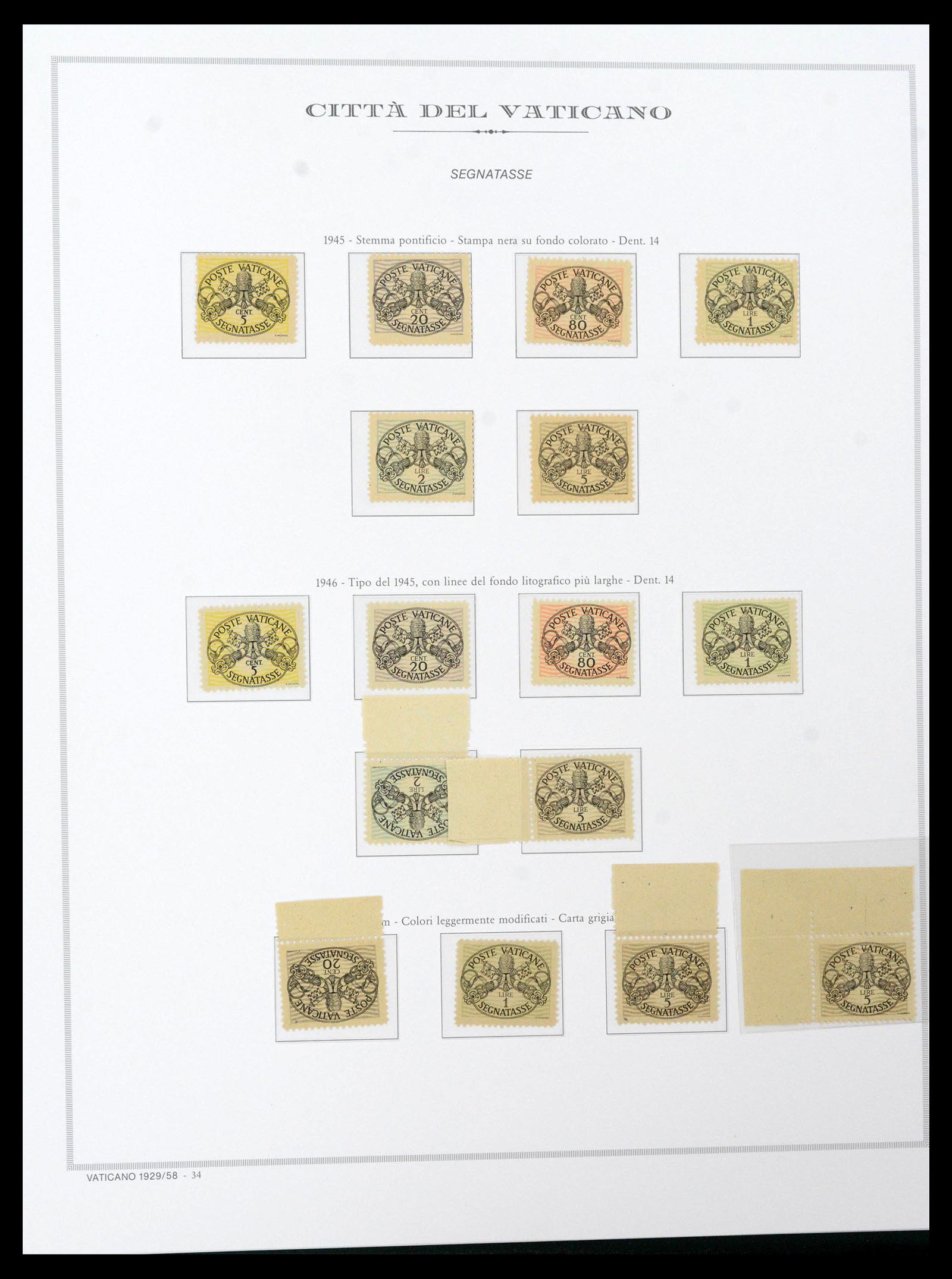 38957 0038 - Stamp collection 38957 Vatican complete 1929-2017.