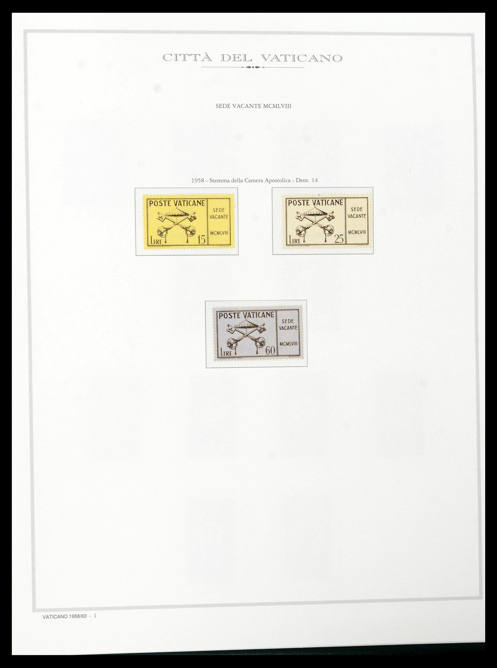 38957 0039 - Stamp collection 38957 Vatican complete 1929-2017.