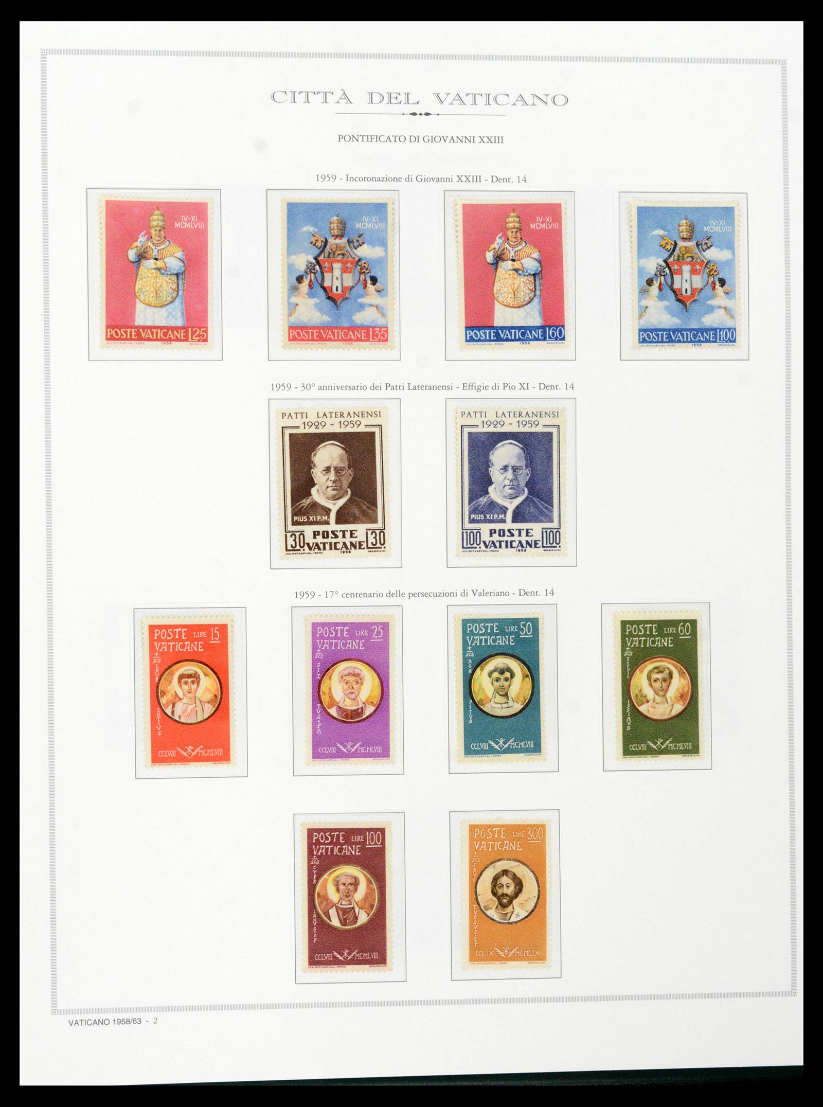 38957 0040 - Stamp collection 38957 Vatican complete 1929-2017.