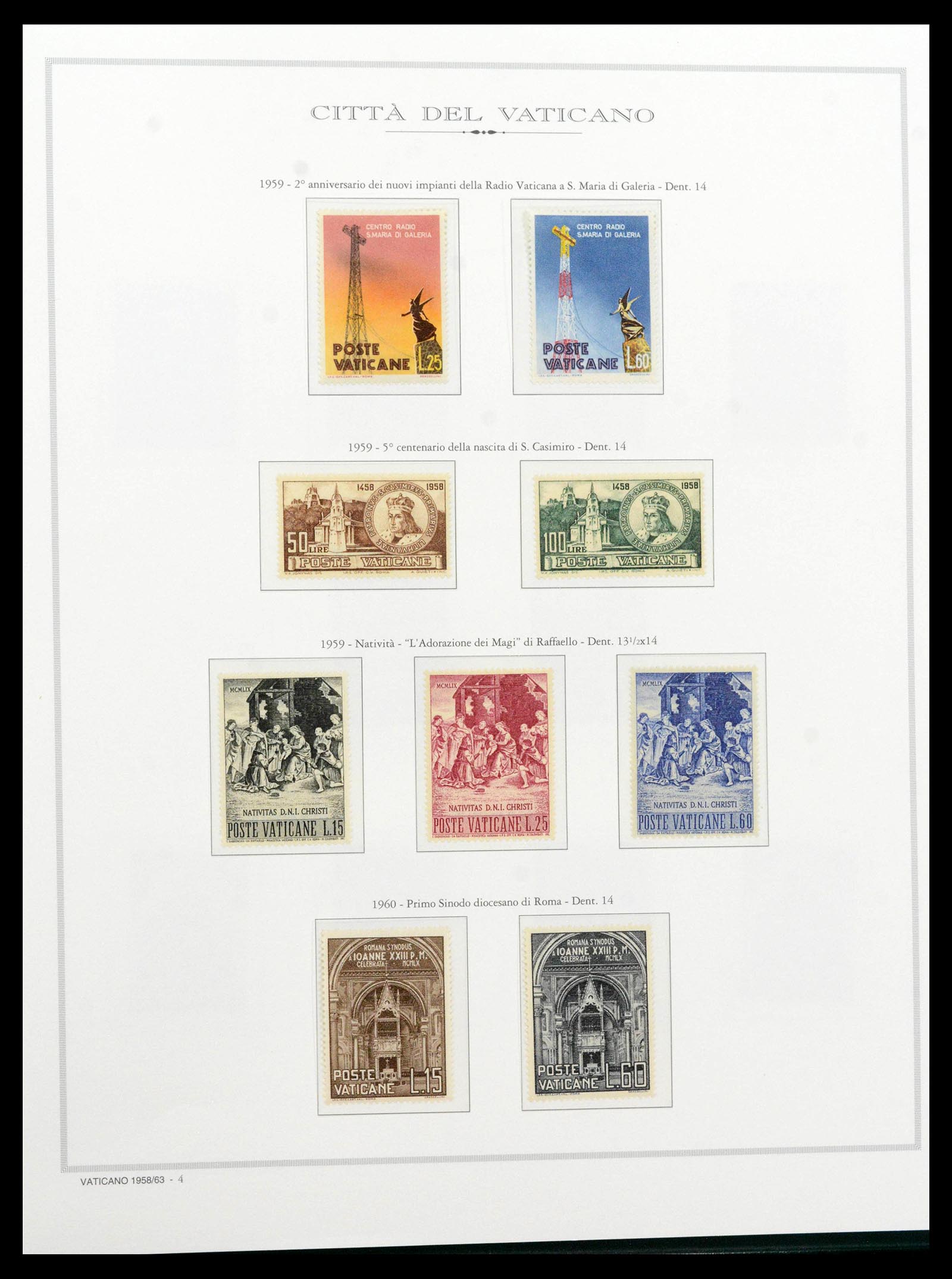 38957 0042 - Stamp collection 38957 Vatican complete 1929-2017.