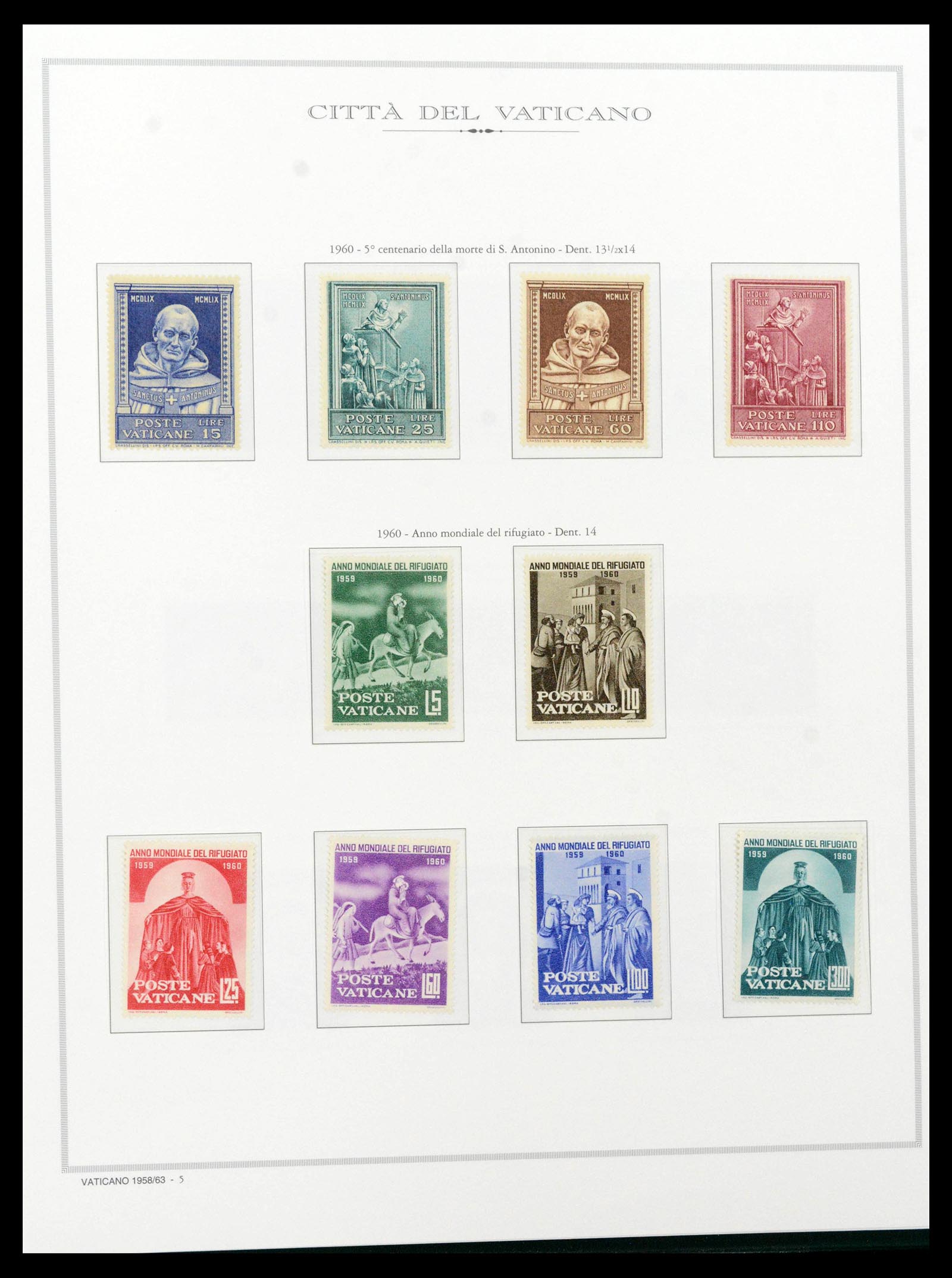 38957 0043 - Stamp collection 38957 Vatican complete 1929-2017.