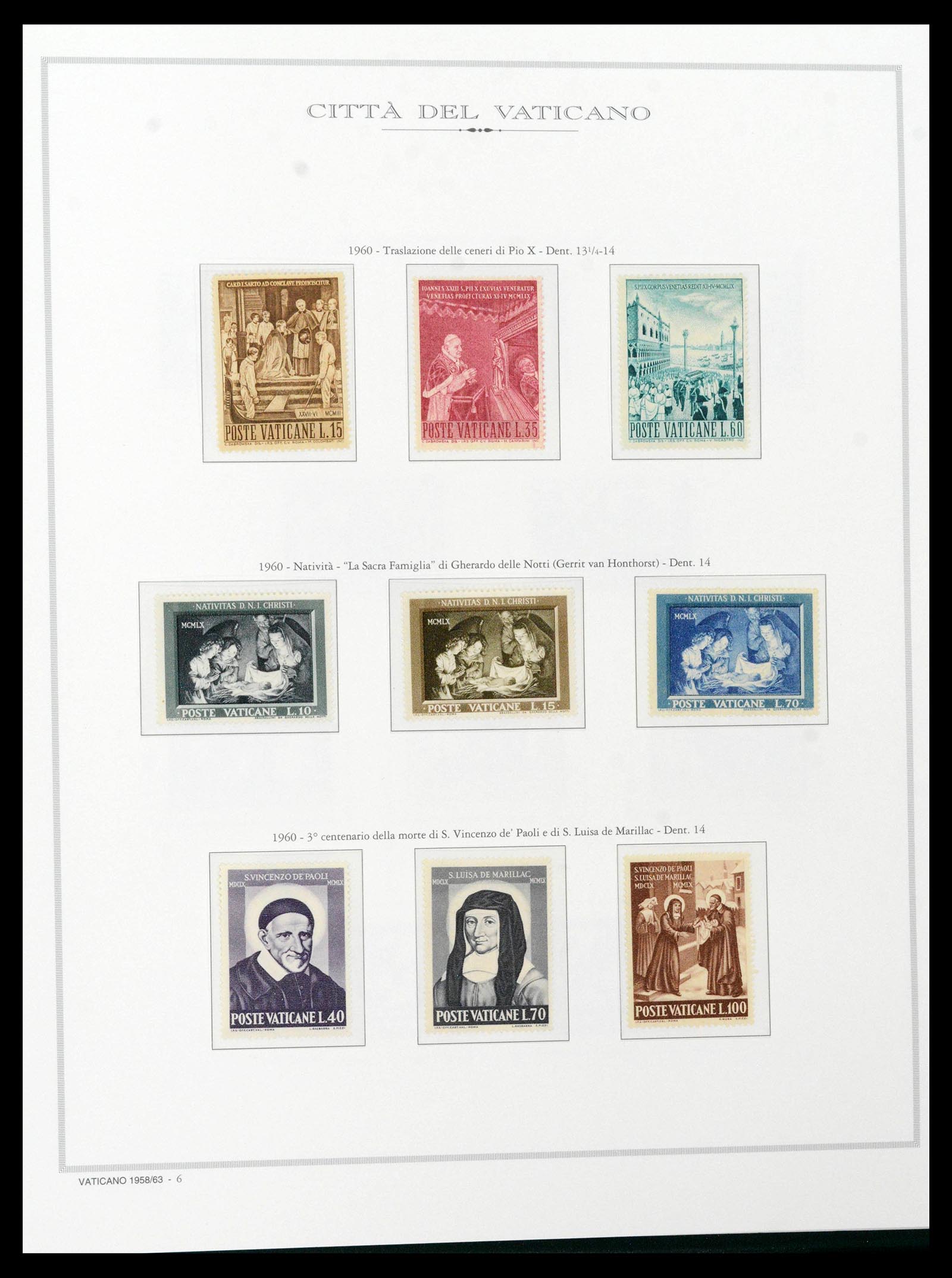 38957 0044 - Stamp collection 38957 Vatican complete 1929-2017.