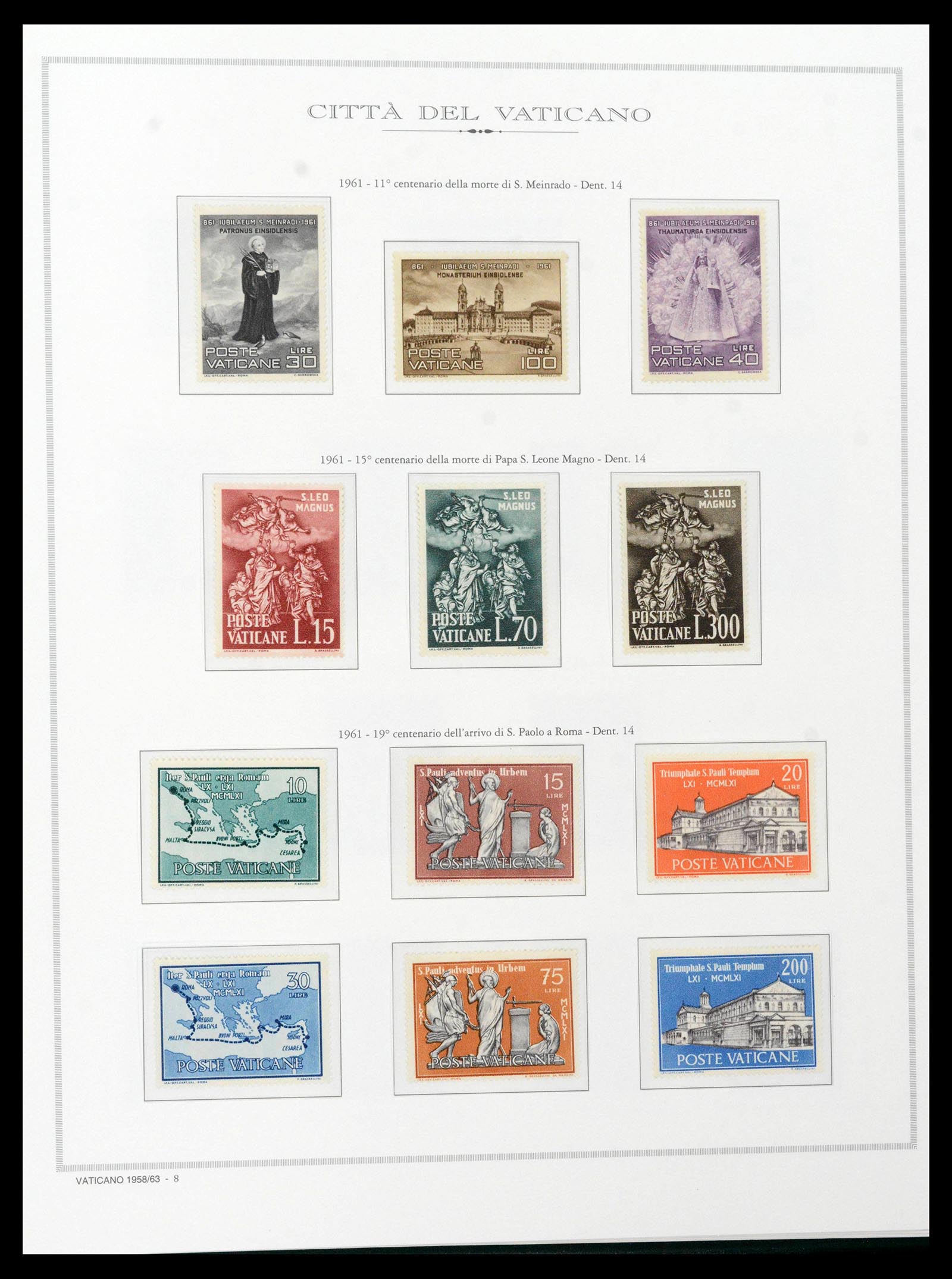 38957 0046 - Stamp collection 38957 Vatican complete 1929-2017.