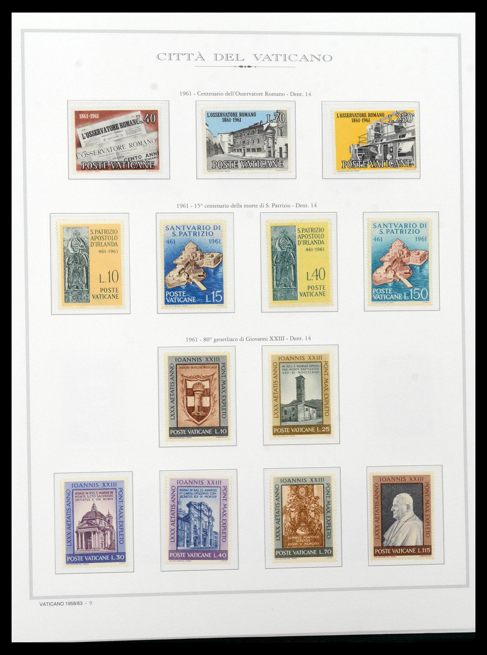 38957 0047 - Stamp collection 38957 Vatican complete 1929-2017.