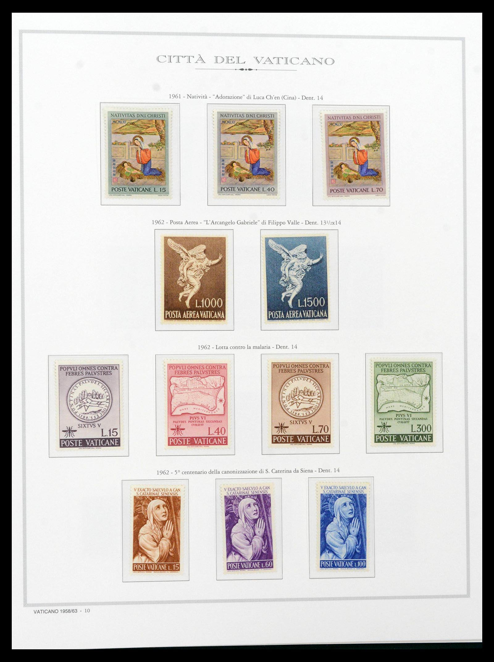 38957 0048 - Stamp collection 38957 Vatican complete 1929-2017.