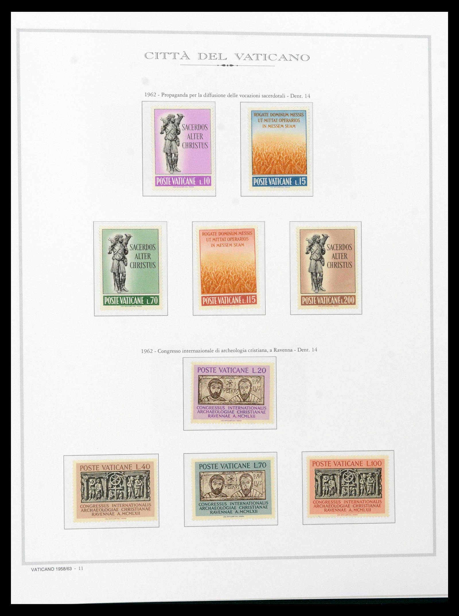 38957 0049 - Stamp collection 38957 Vatican complete 1929-2017.